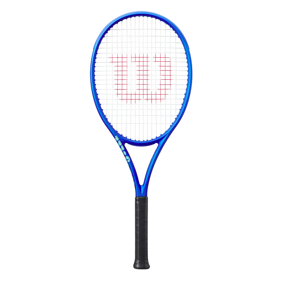 Wilson Ultra 100UL V5 Tennis Racket, Blue, front view