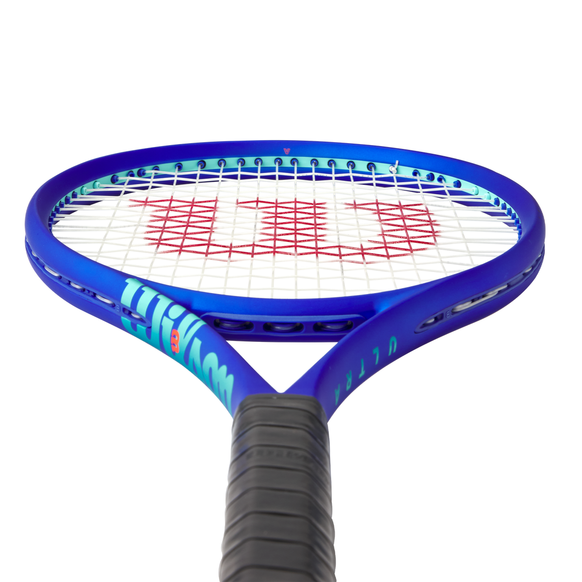 Wilson Ultra 100UL V5 Tennis Racket, Blue, detail view
