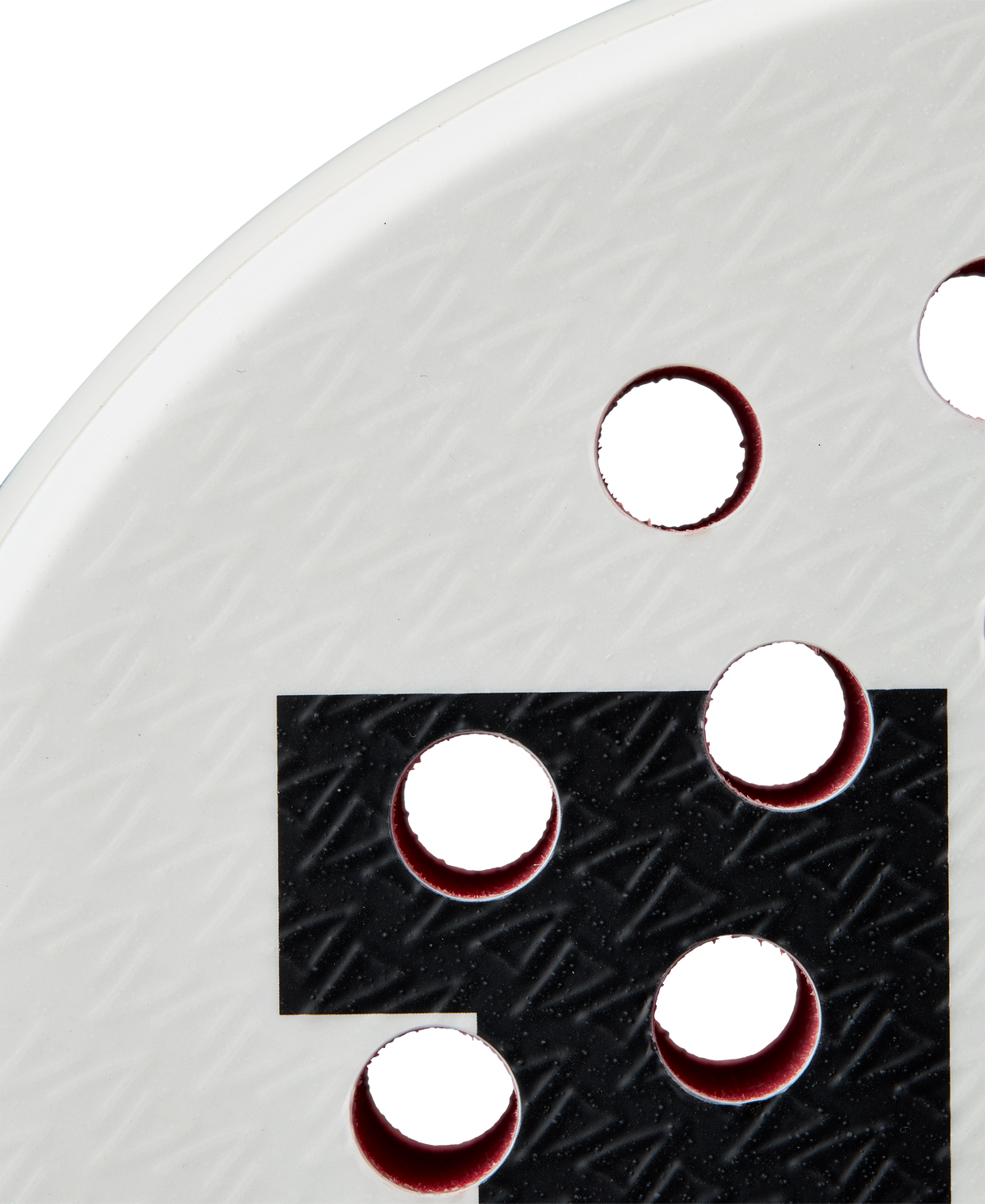 Wilson Bela LS V3 Padel Racket, White, close-up detail