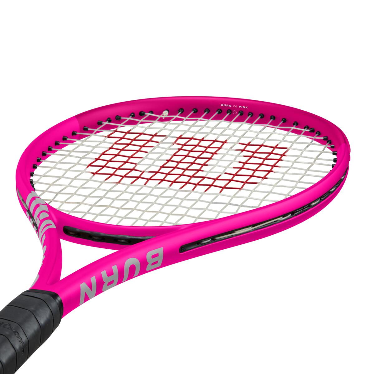 Wilson Burn Pink 105S V6 Tennis Racket 265g - Pink Tennis Rackets Wilson