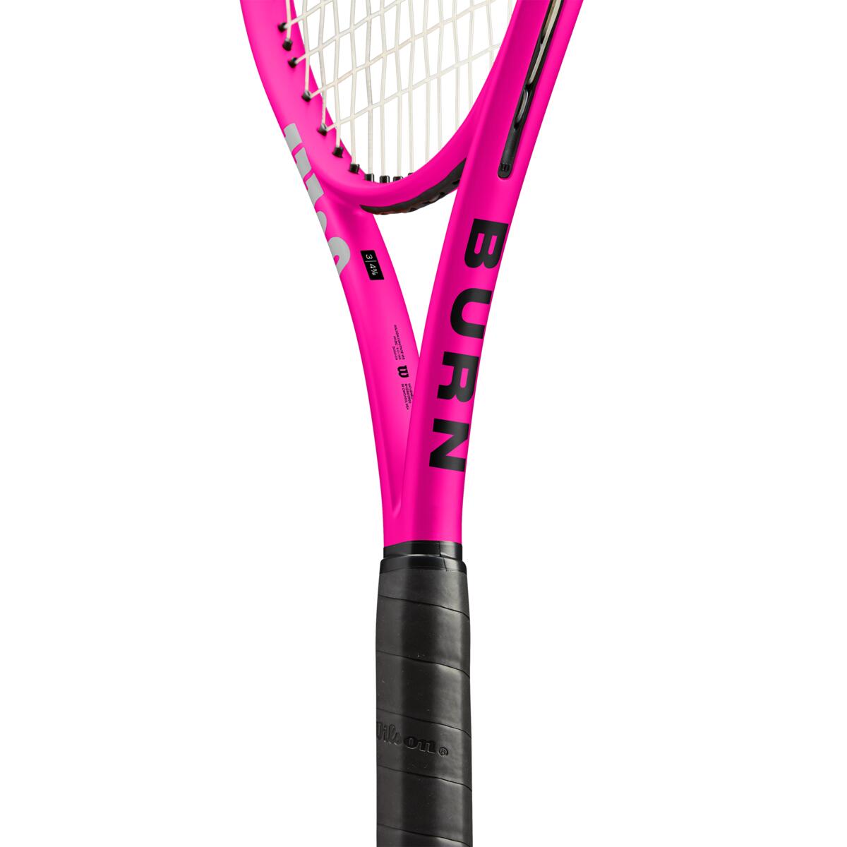 Wilson Burn Pink 105S V6 Tennis Racket 265g - Pink Tennis Rackets Wilson