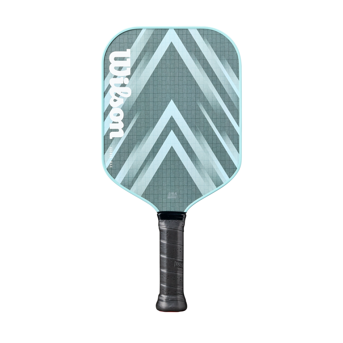Wilson Fierce Max V2 Pickleball Paddle, Black-White, front view