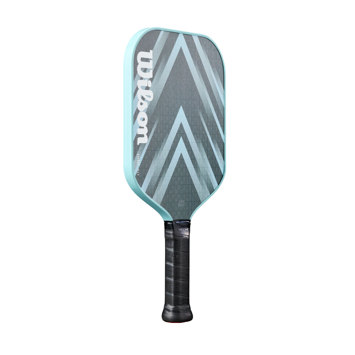 Wilson Fierce Max V2 Pickleball Paddle, Black-White, back view
