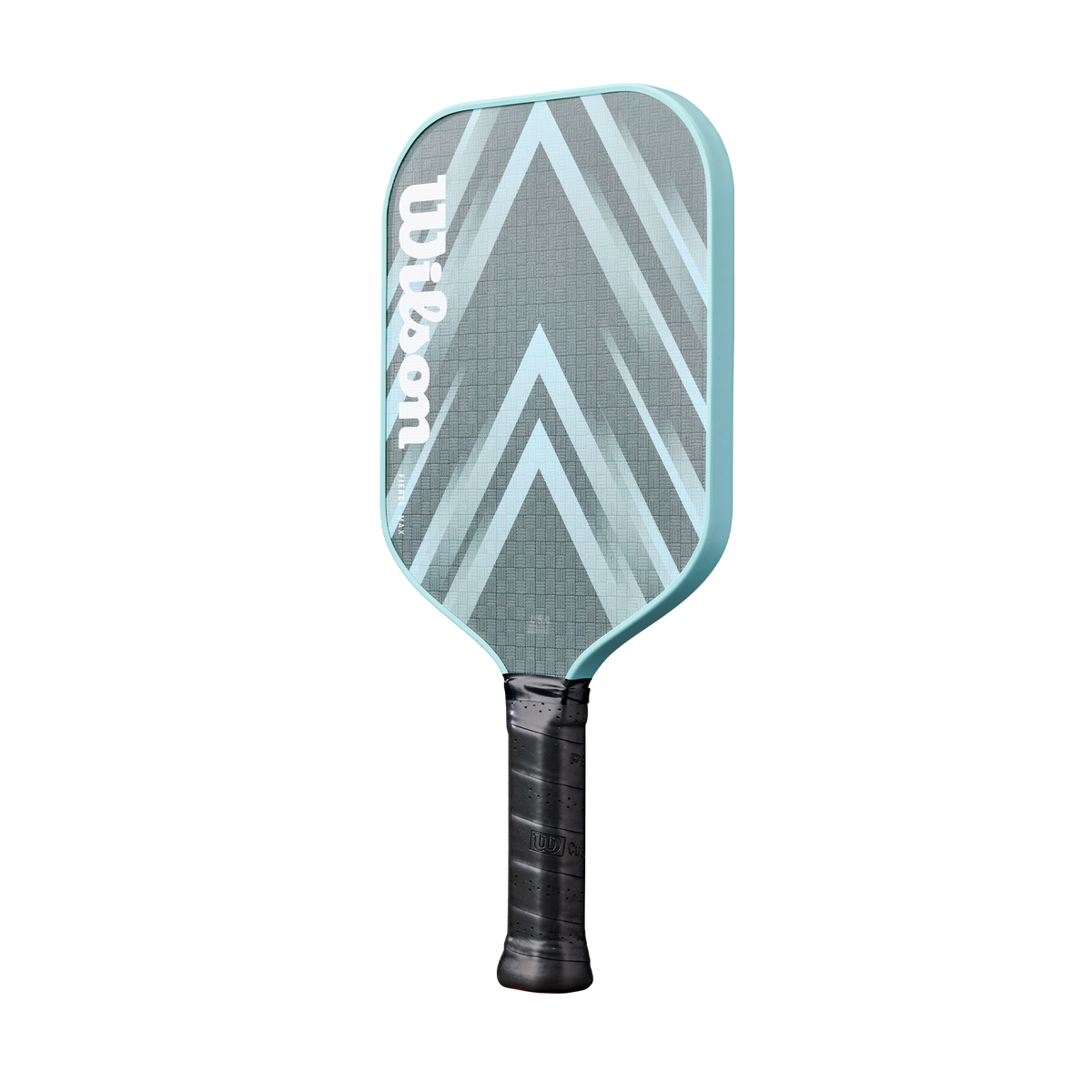 Wilson Fierce Max V2 Pickleball Paddle, Black-White, side view