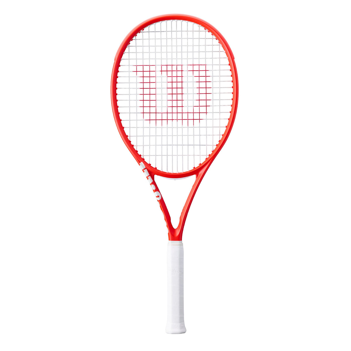 Wilson Clash 100L V3 Reverse (2026) Tennis Racket, Infrared, front view