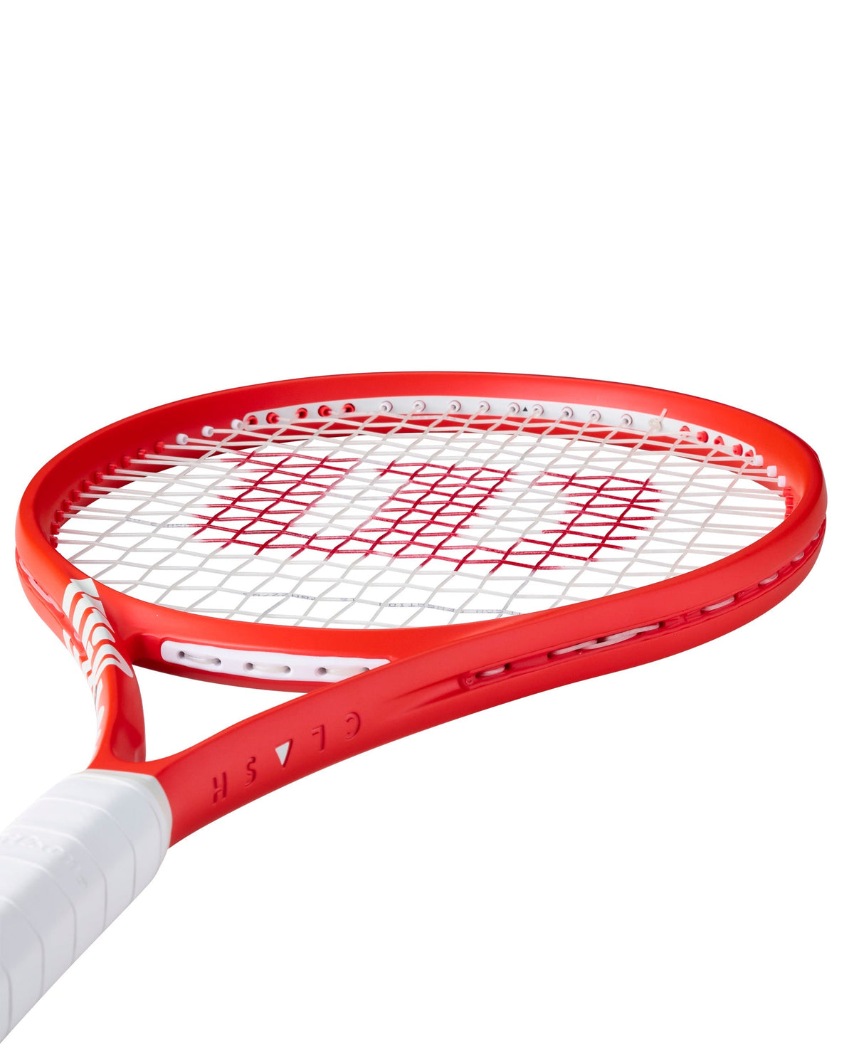 Wilson Clash 100L V3 Reverse (2026) Tennis Racket, Infrared, close-up detail