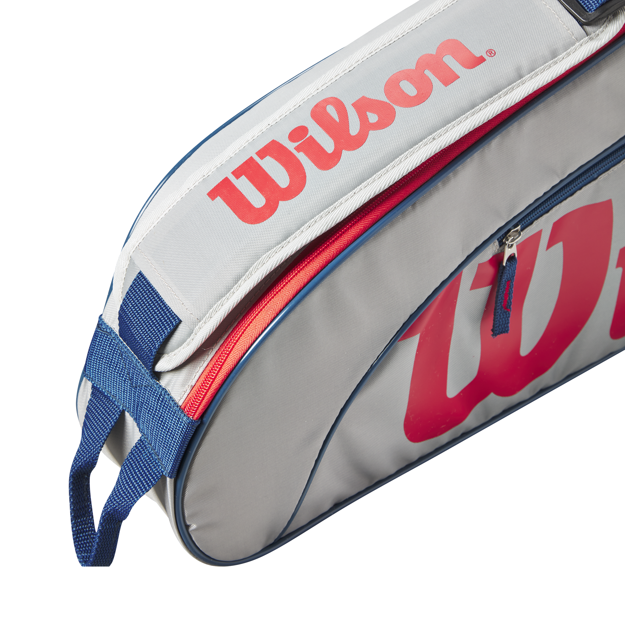 Wilson Junior 3 Pack Racket Bag - Grey/Red