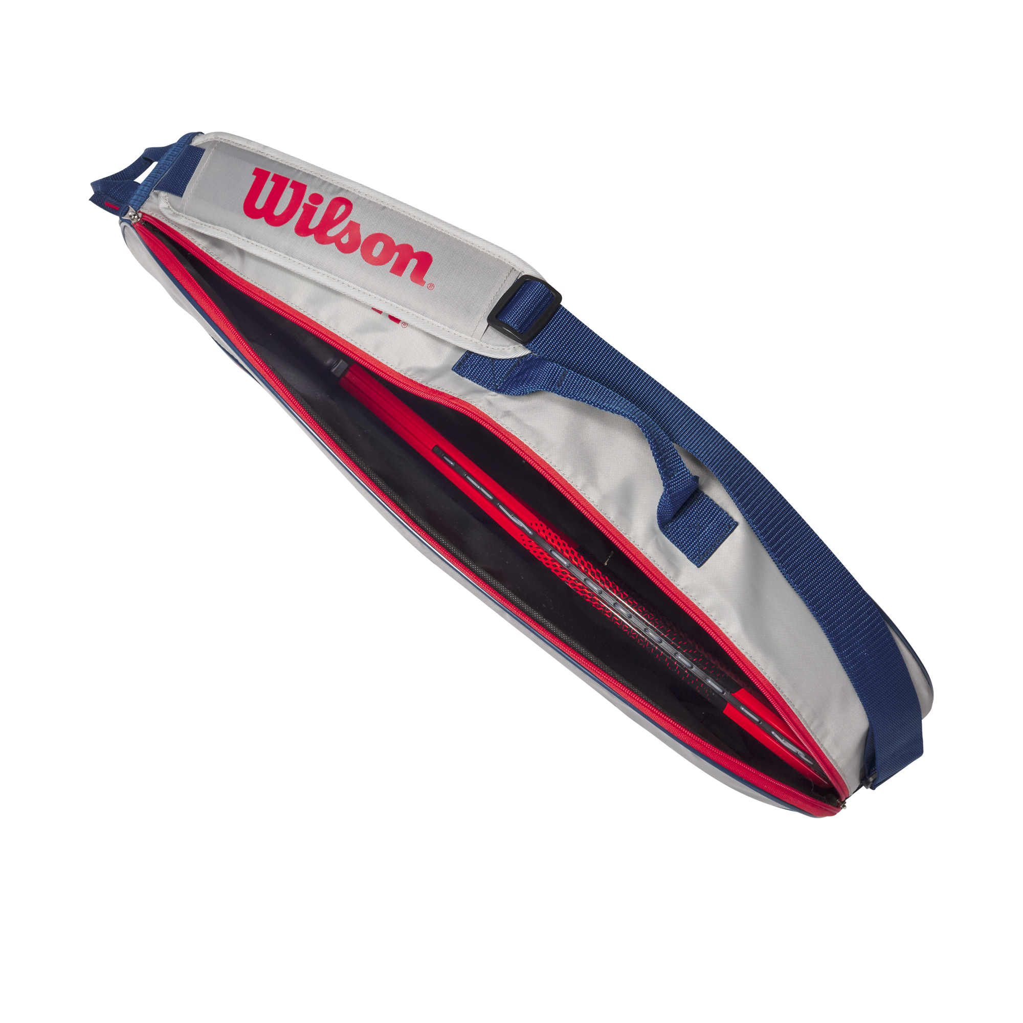 Wilson Junior 3 Pack Racket Bag - Grey/Red