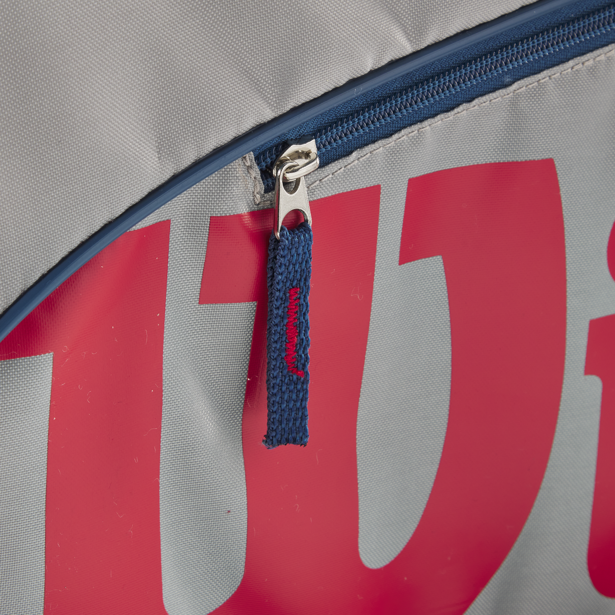 Wilson Junior 3 Pack Racket Bag - Grey/Red