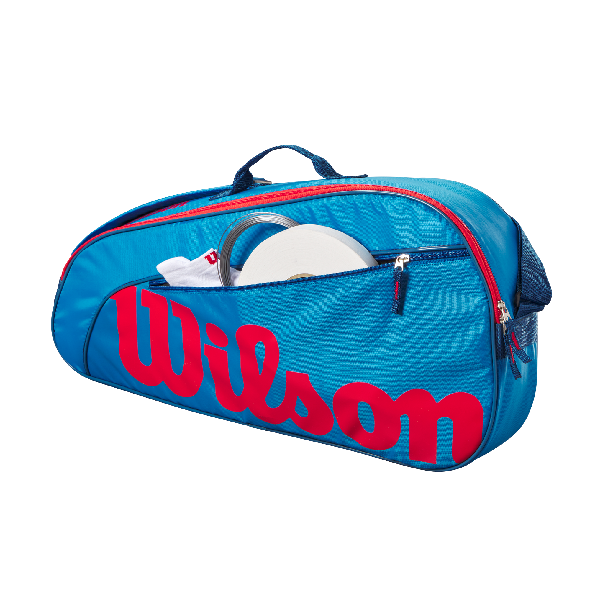 Wilson Junior 3 Pack Racket Bag - Blue Luggage Wilson
