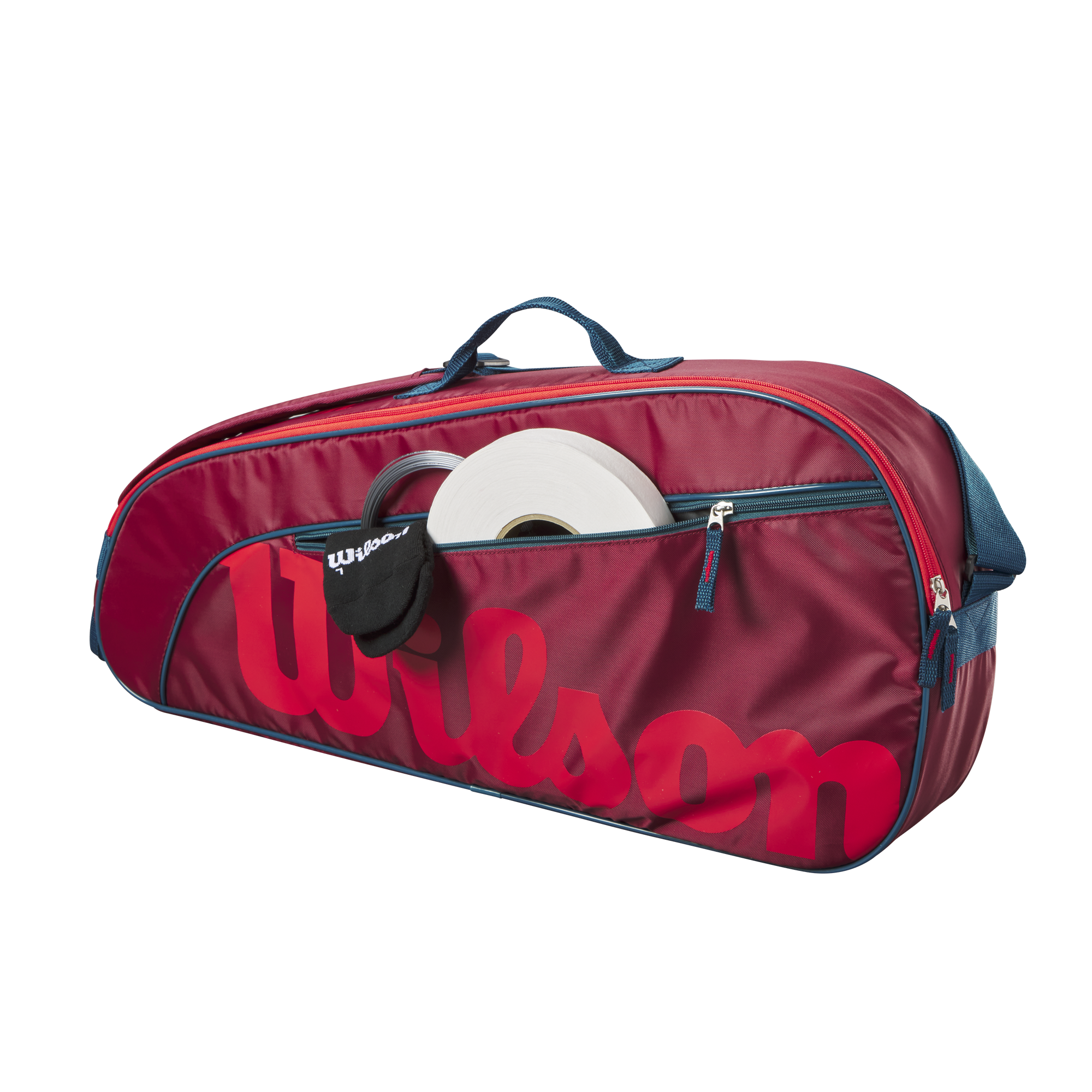 Wilson Junior 3 Pack Racket Bag - Red