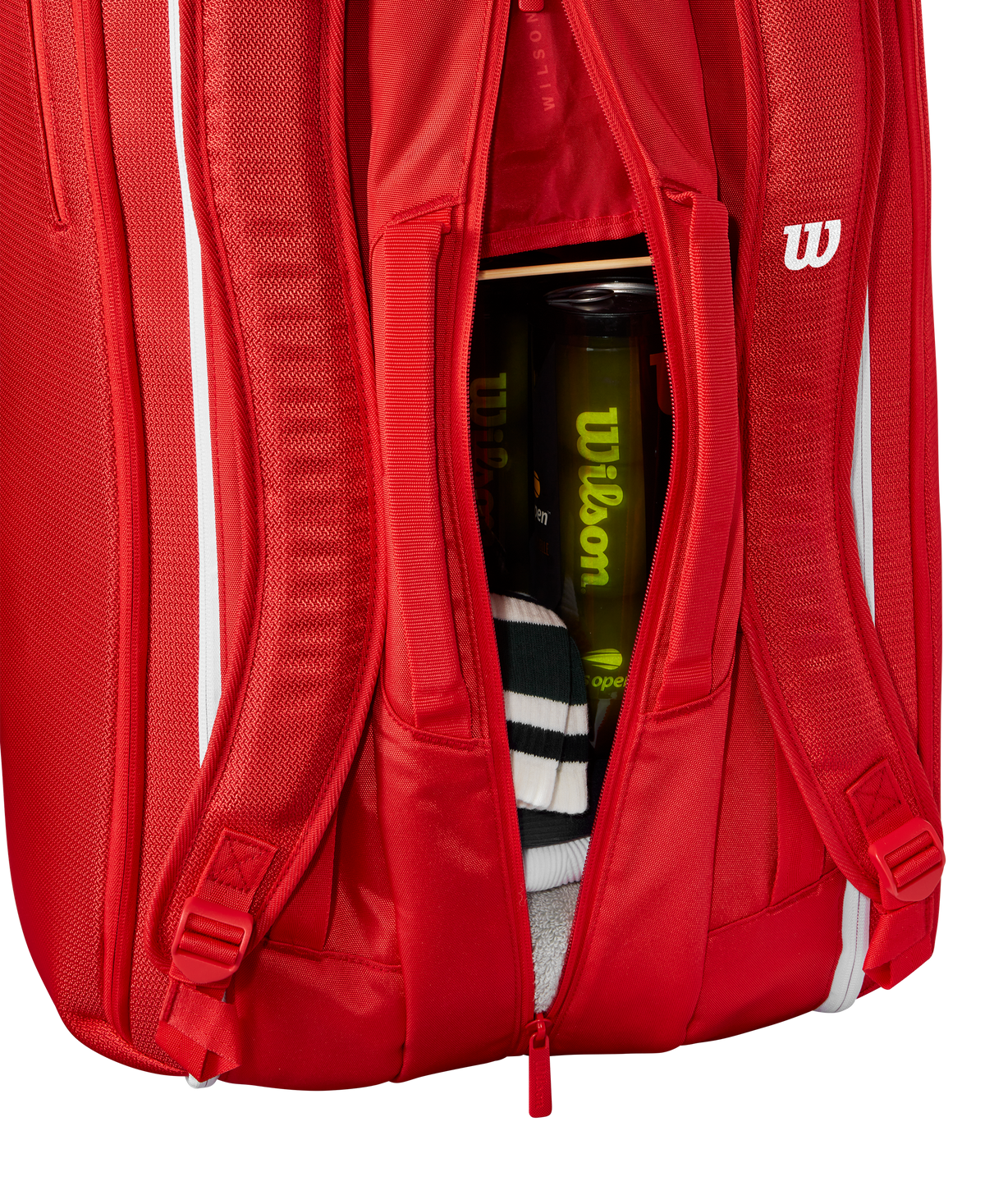 Wilson Super Tour 15Pk Racket Bag, Red, view 12
