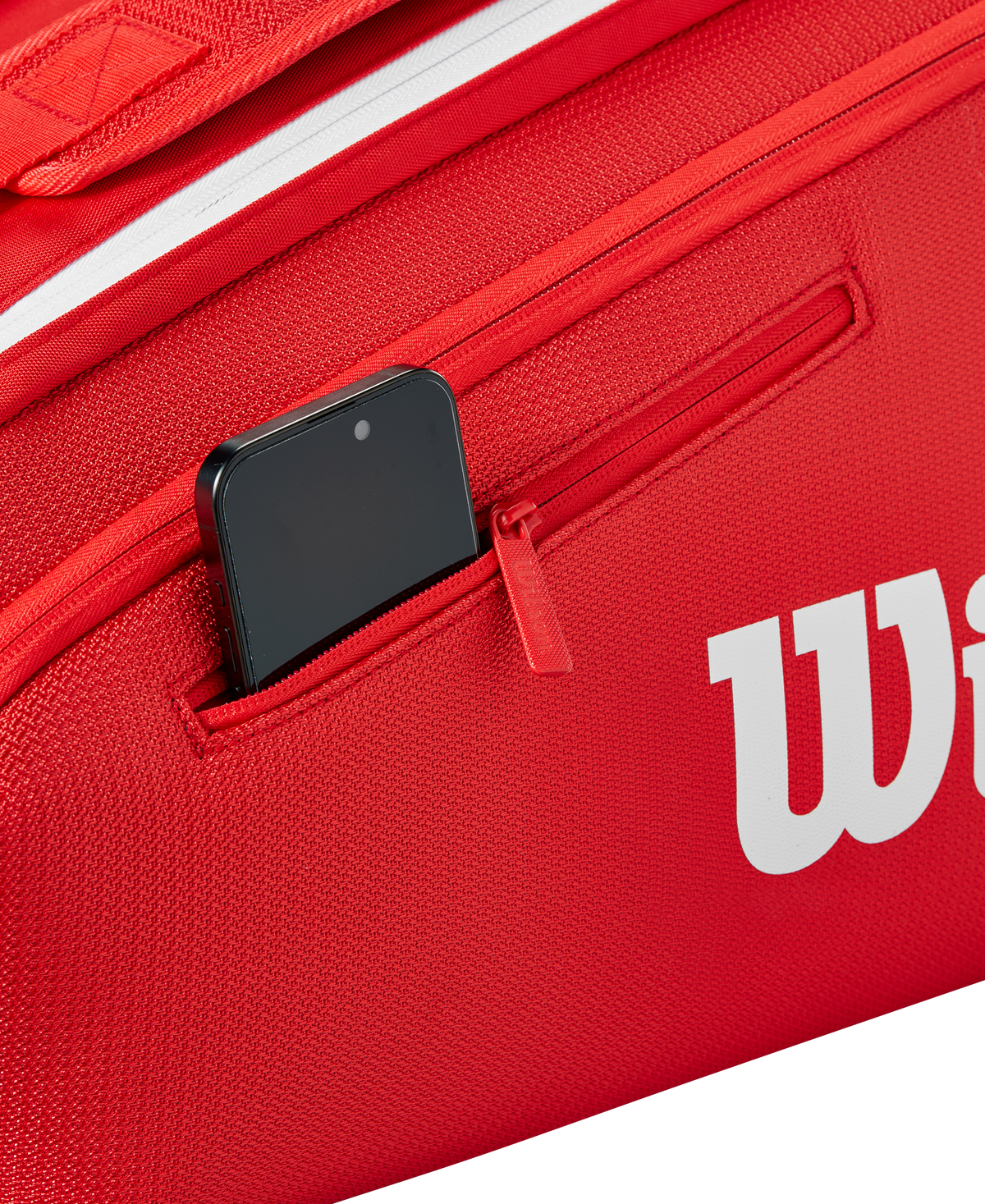 Wilson Super Tour 6Pk Racket Bag, Red, alternative view