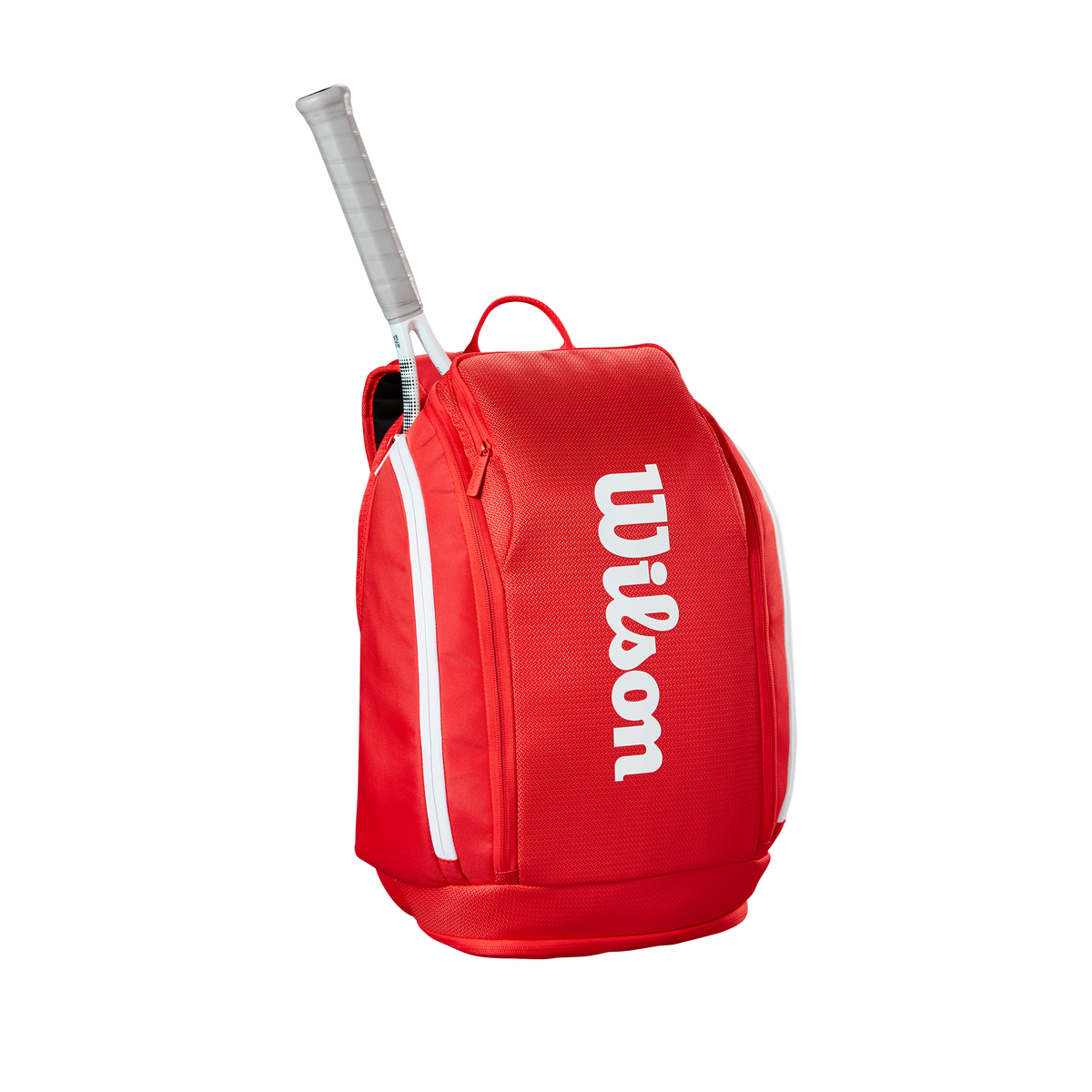 Wilson Super Tour Backpack, Red, back view