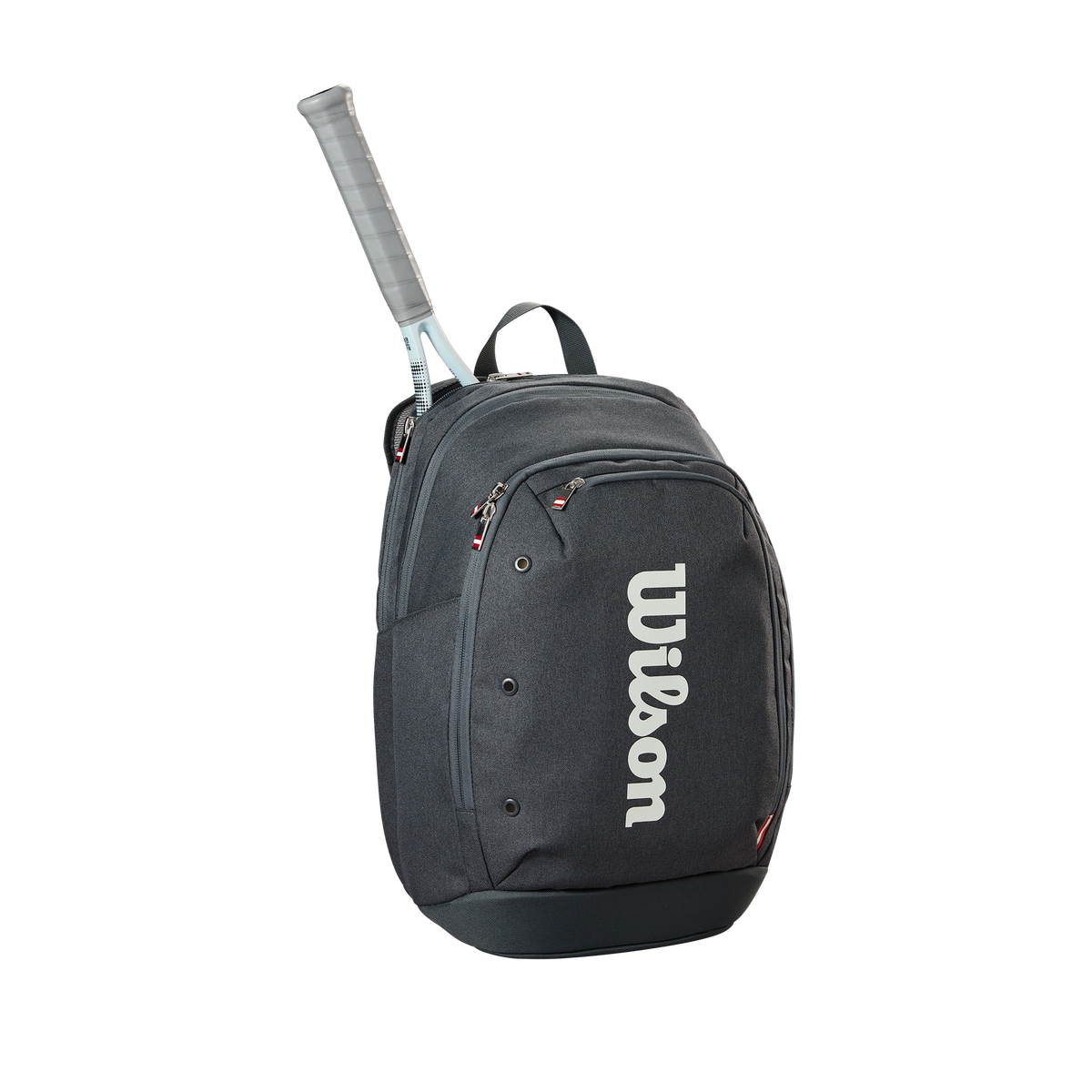 Wilson Tour Backpack, Black, back view