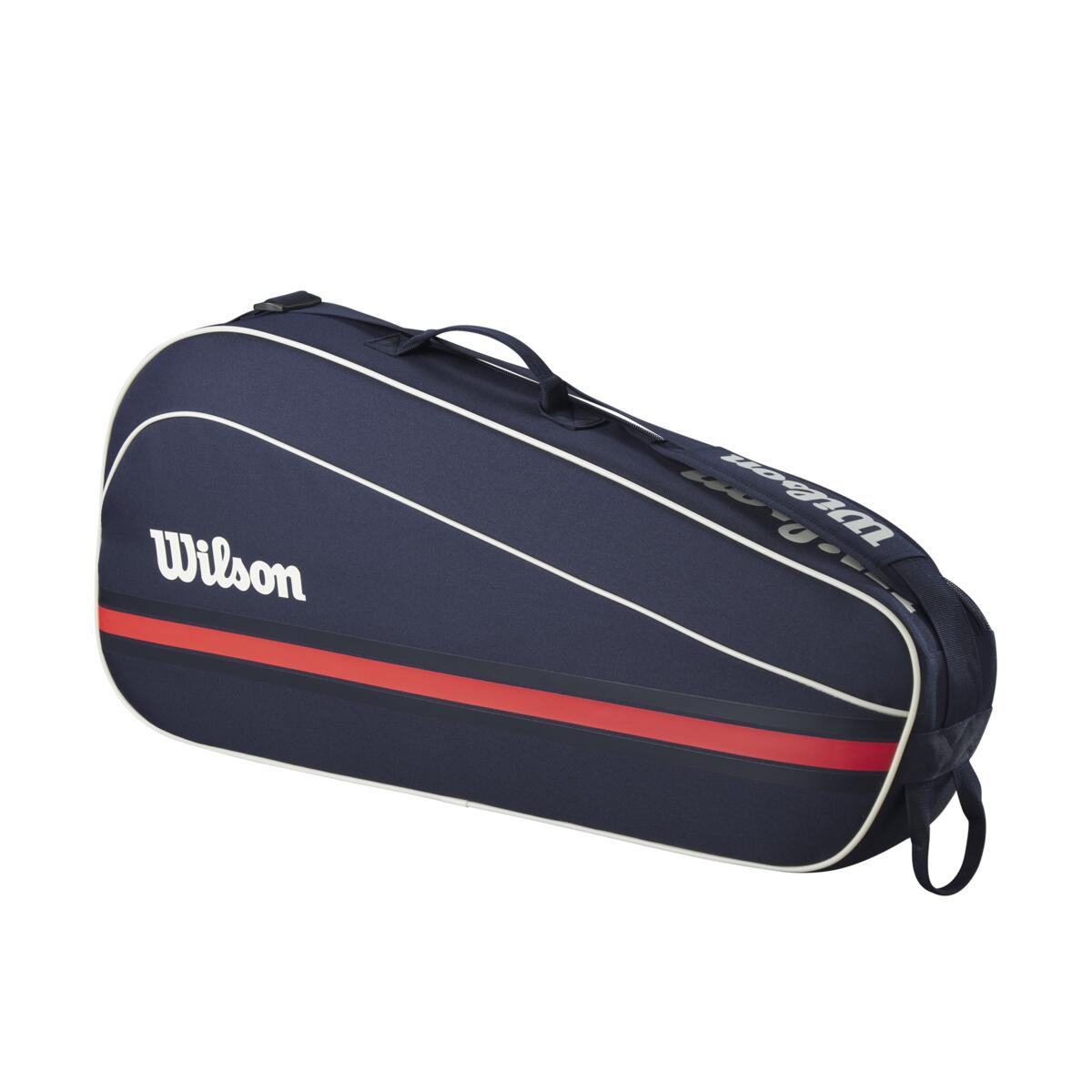 Wilson Team Racket Bag (3 Racket), Navy, front view