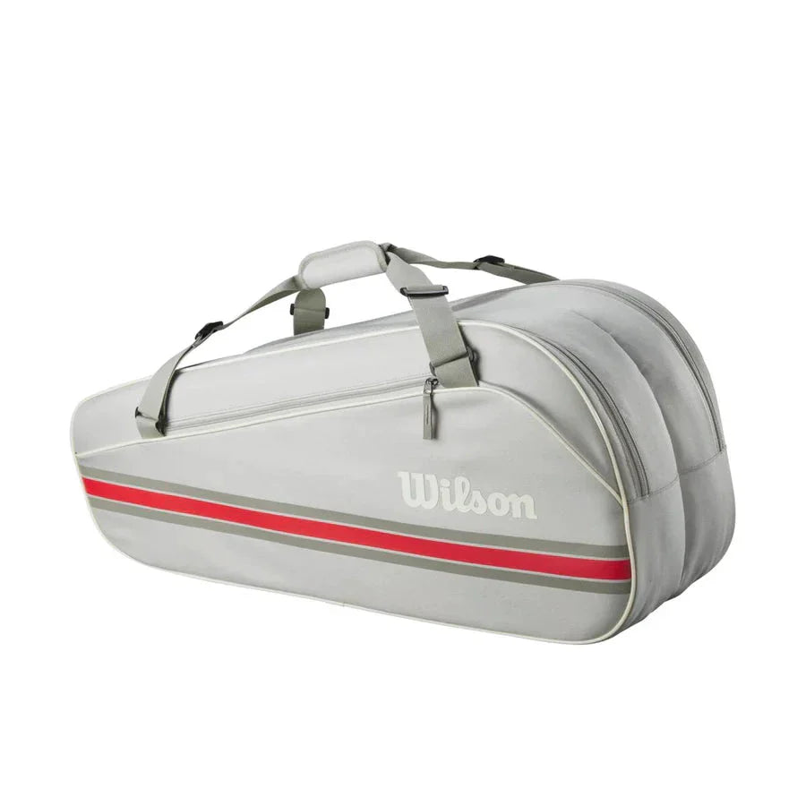 Wilson Team (WR8039903) Racket Bag Oats (6 racket) Oats 6 Rackets Luggage Wilson