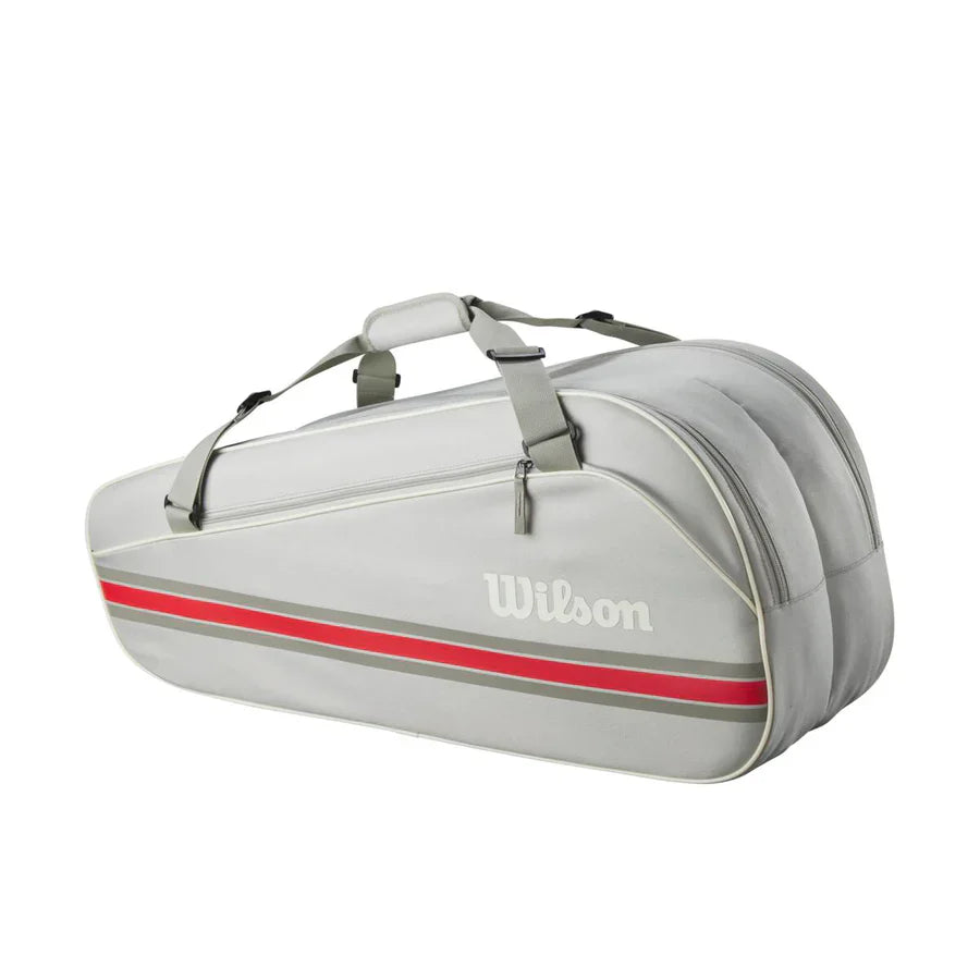 Wilson Team (WR8039903) Racket Bag Oats (6 racket) Oats 6 Rackets Luggage Wilson