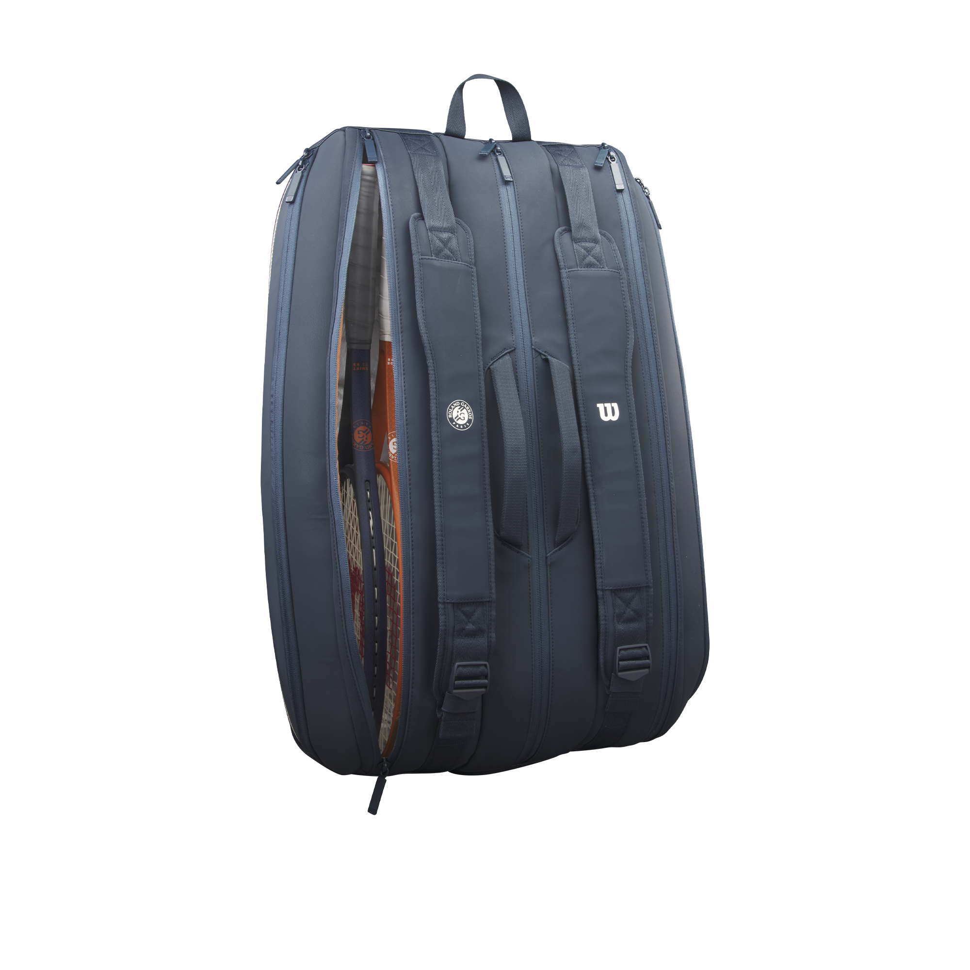 Wilson Super Tour Roland-Garros 2025 Session de Soirée 15-Pack Racket Bag – Dark Blue