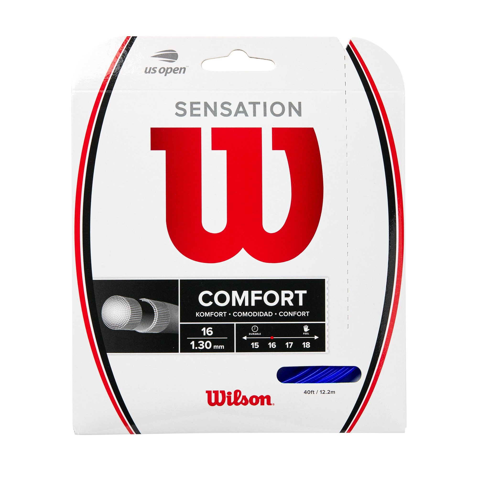 Wilson Sensation 16 String Set - Blue Blue 1.30mm 12M Set String (Reel) Wilson
