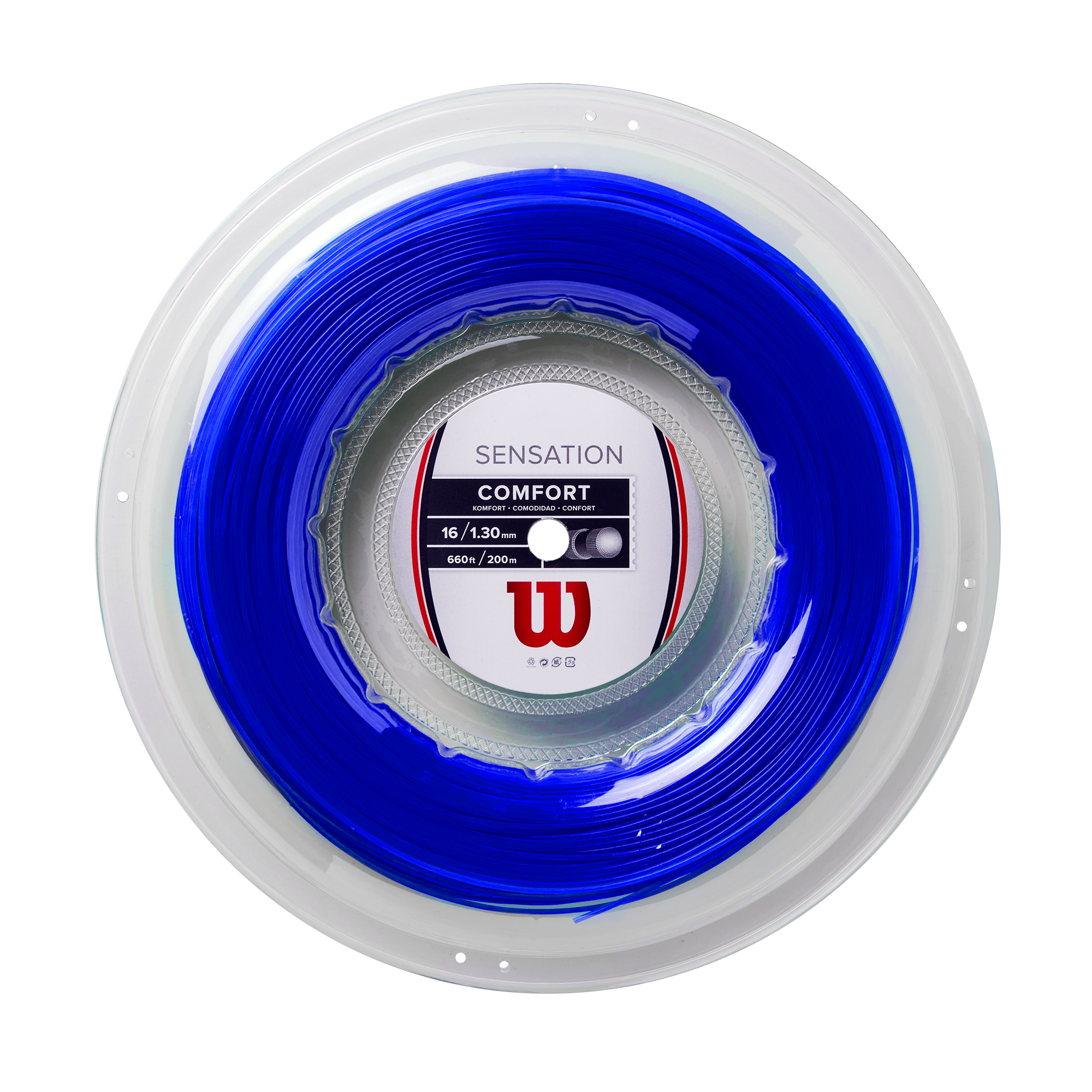 Wilson Sensation 16 String Reel - Blue Blue 1.30mm 200m String (Reel) Wilson