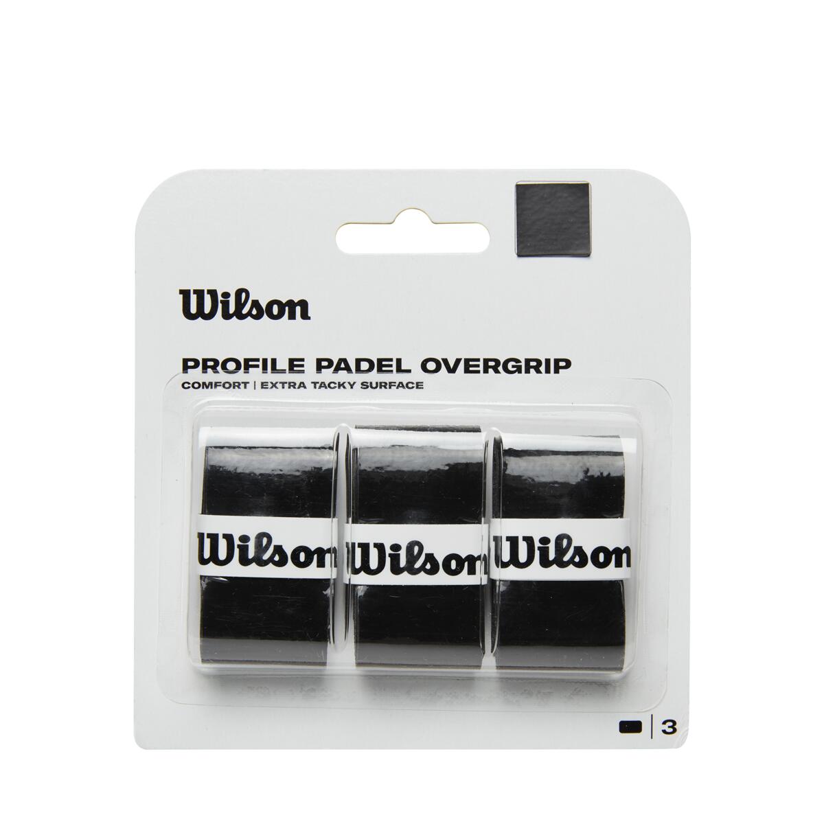 Wilson Profile Padel (WR8416601) Overgrip Black Grips Wilson