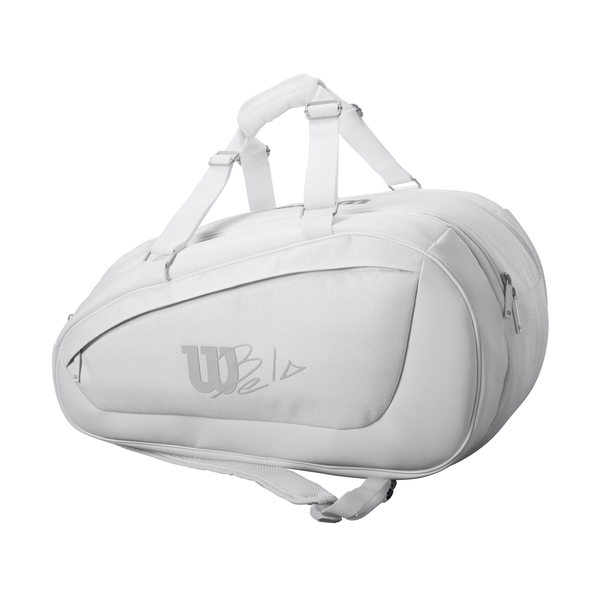 Wilson Bela DNA Super Tour Padel Bag – White White Tournament Bag Luggage Wilson