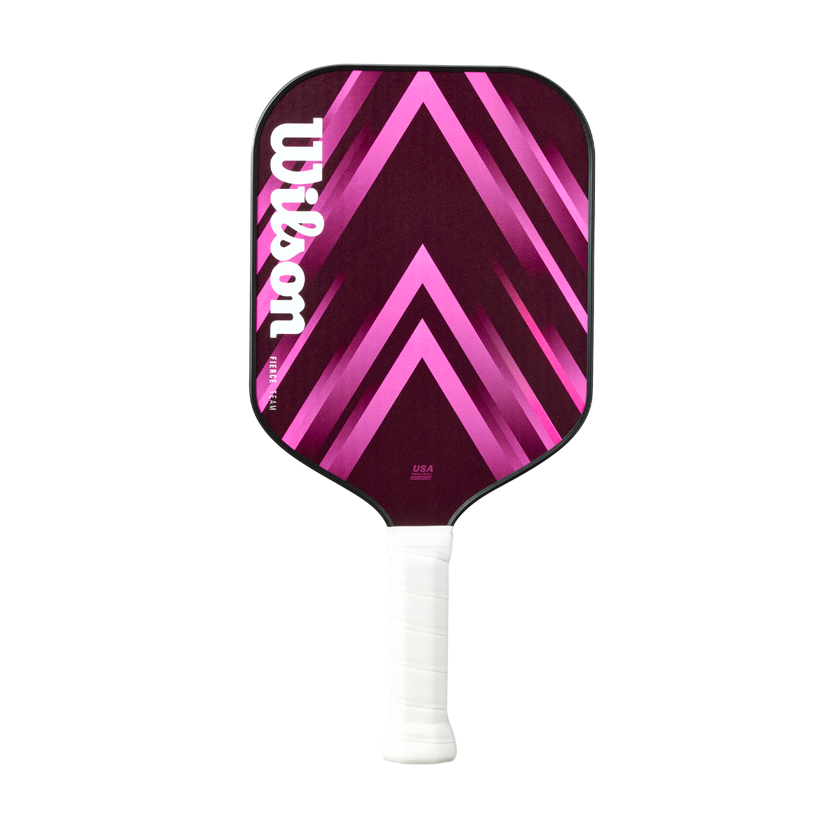 Wilson Fierce Team V2 Pickleball Paddle, Pink, front view