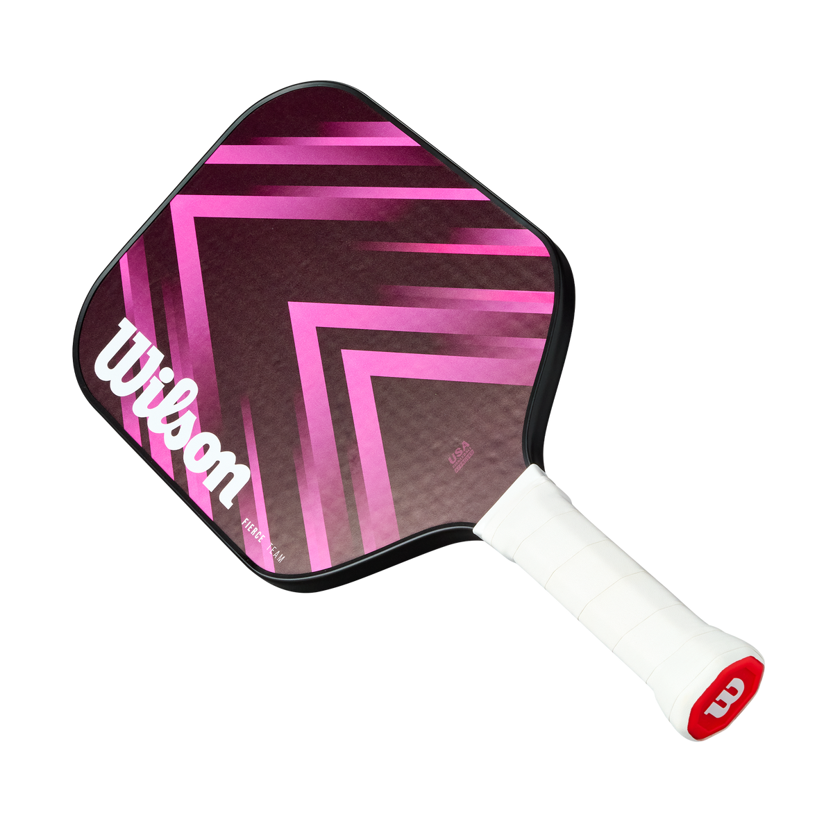 Wilson Fierce Team V2 Pickleball Paddle, Pink, close-up detail