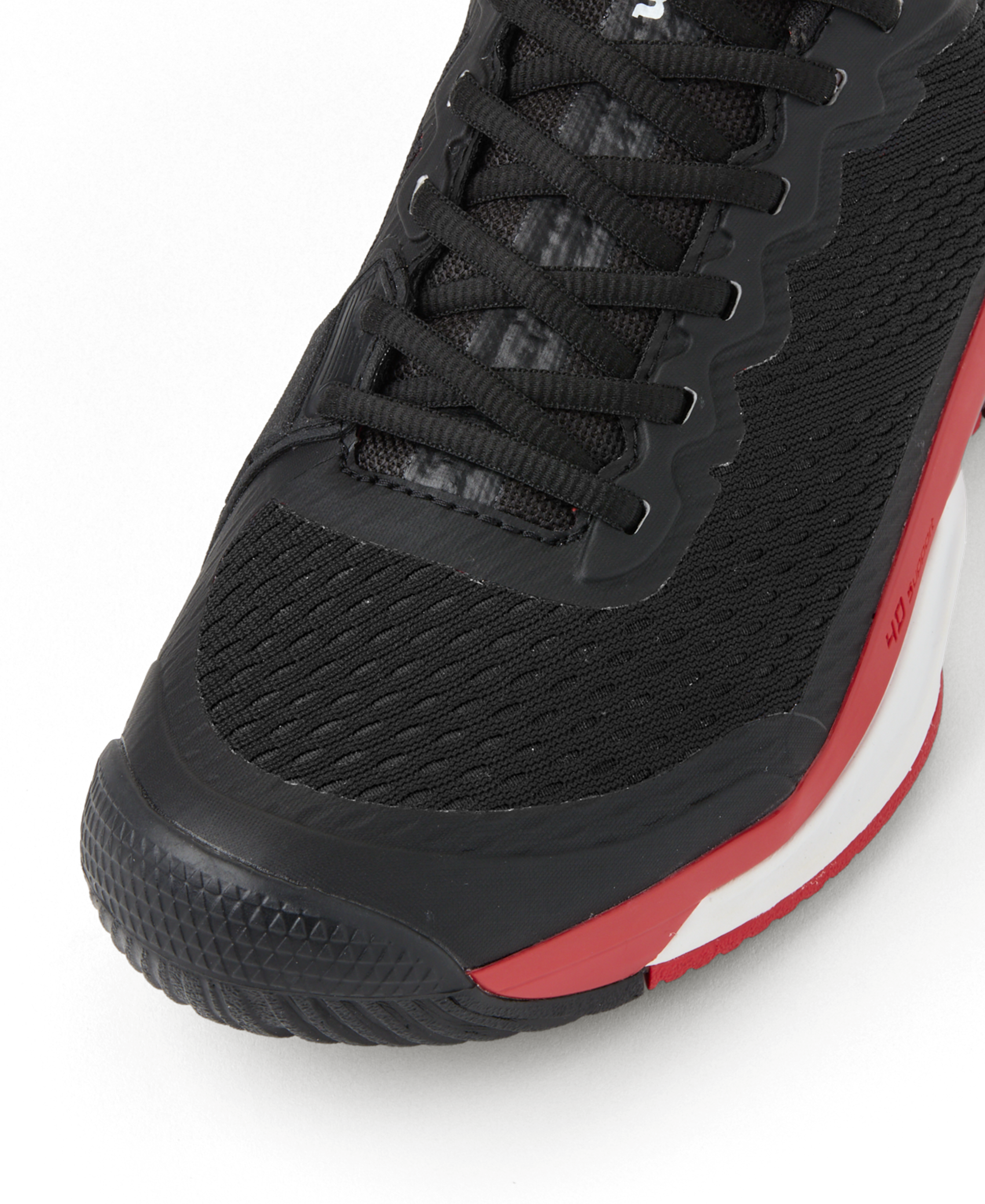 Wilson Rush Pro 4.5 Tennis Shoes Men - Black/Red