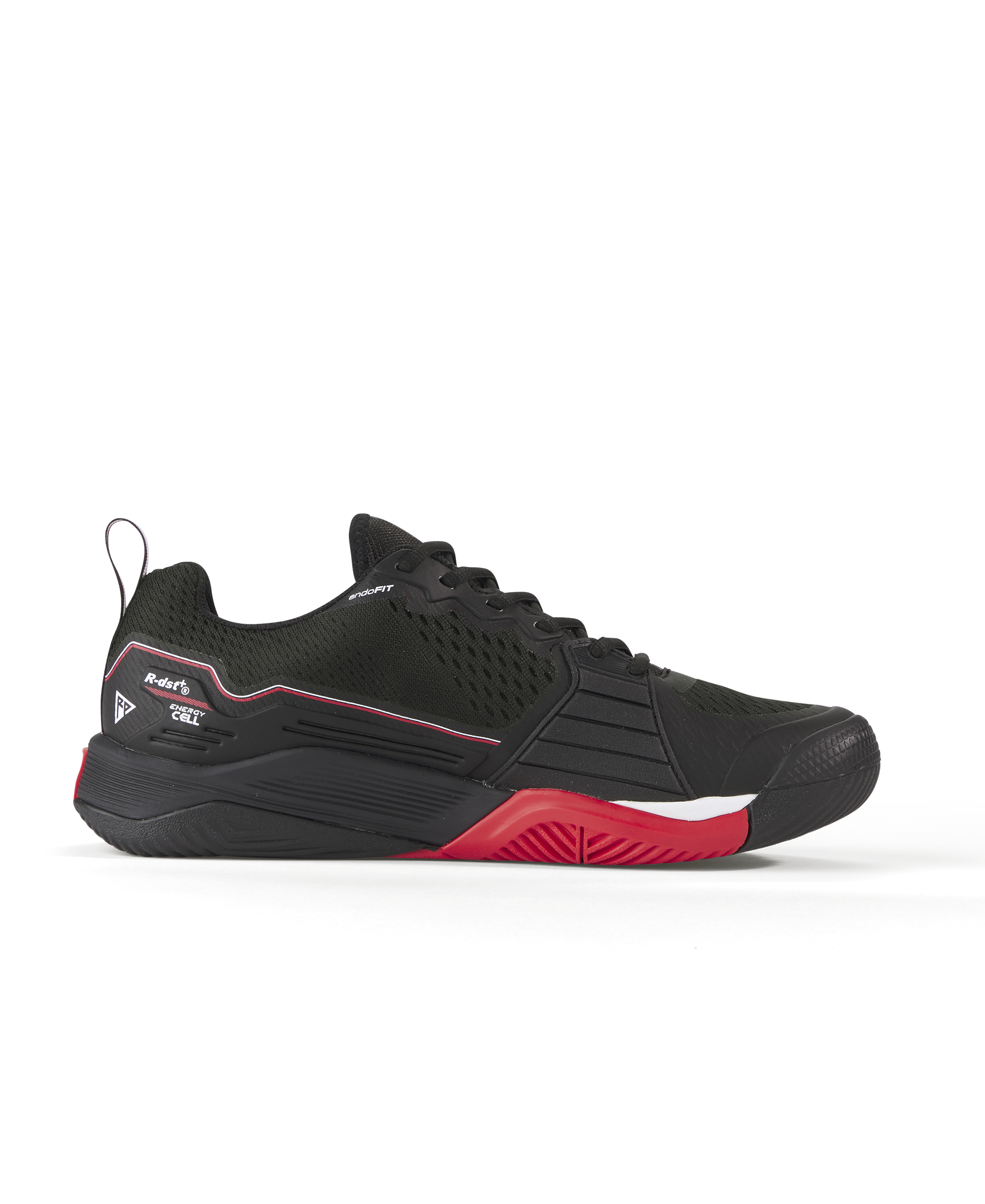 Wilson Rush Pro 4.5 Tennis Shoes Men - Black/Red