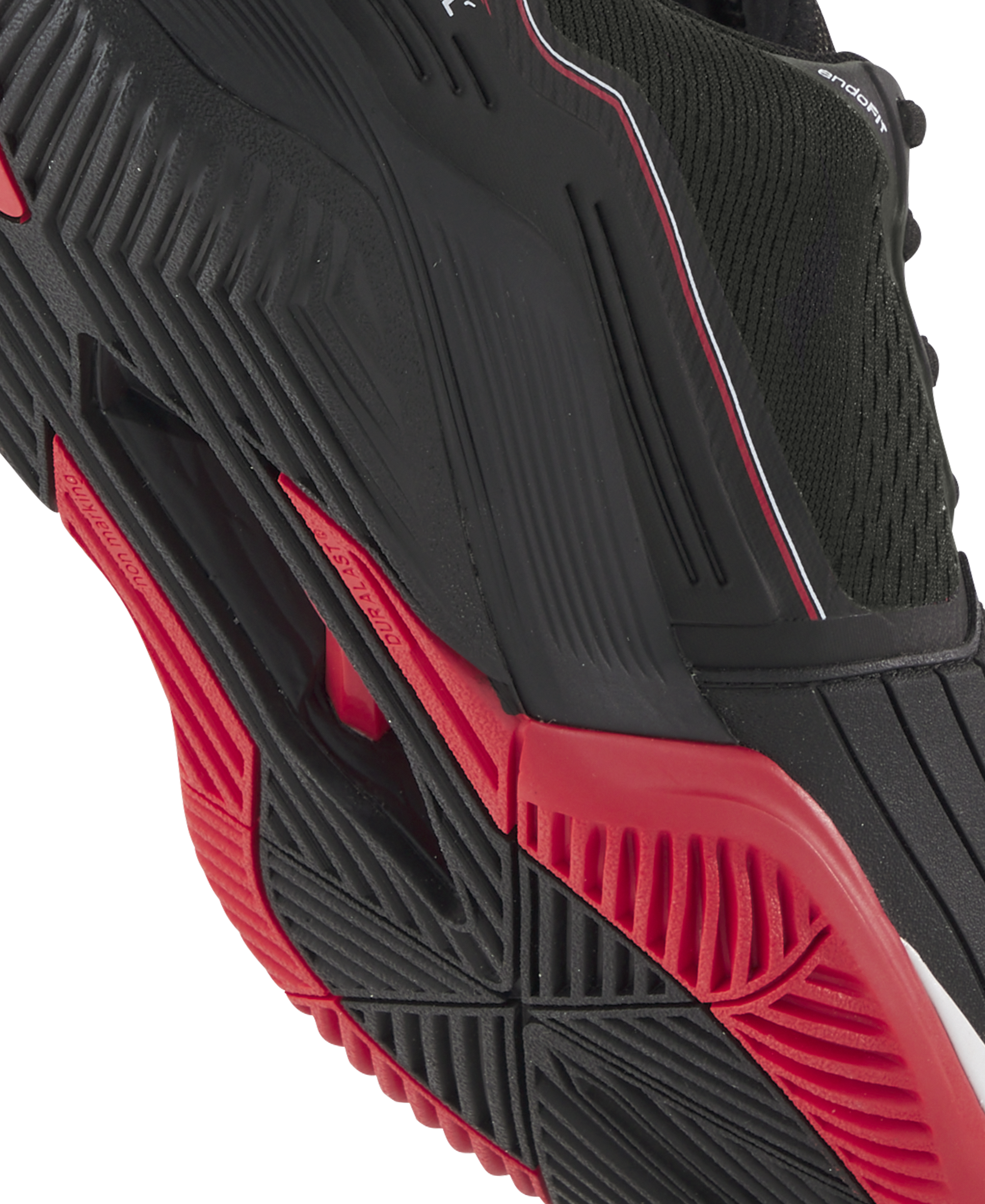 Wilson Rush Pro 4.5 Tennis Shoes Men - Black/Red