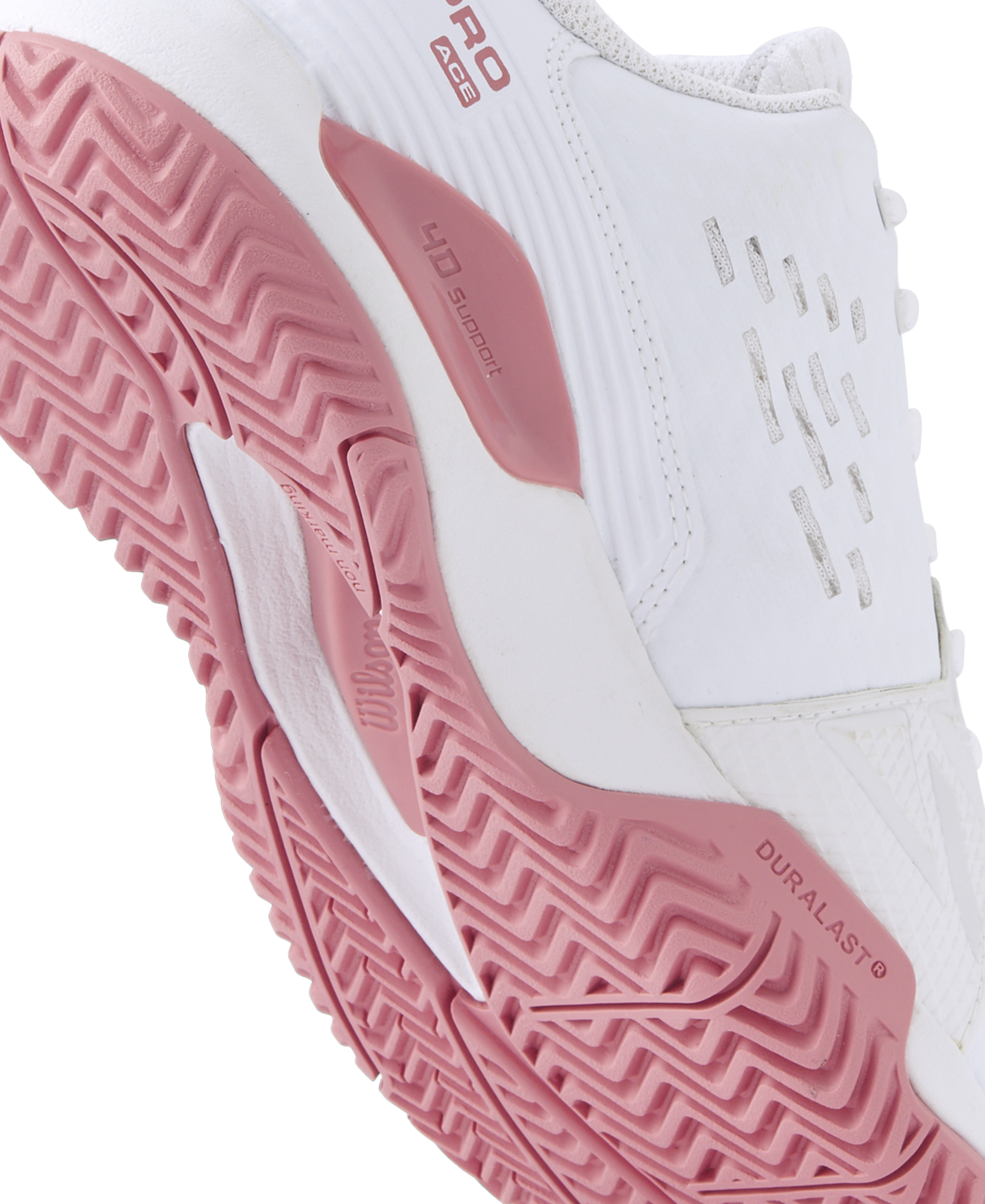 Wilson Rush Pro Ace Junior Tennis Shoes - White/Mauveglow (WRS335320) Tennis Shoes Wilson