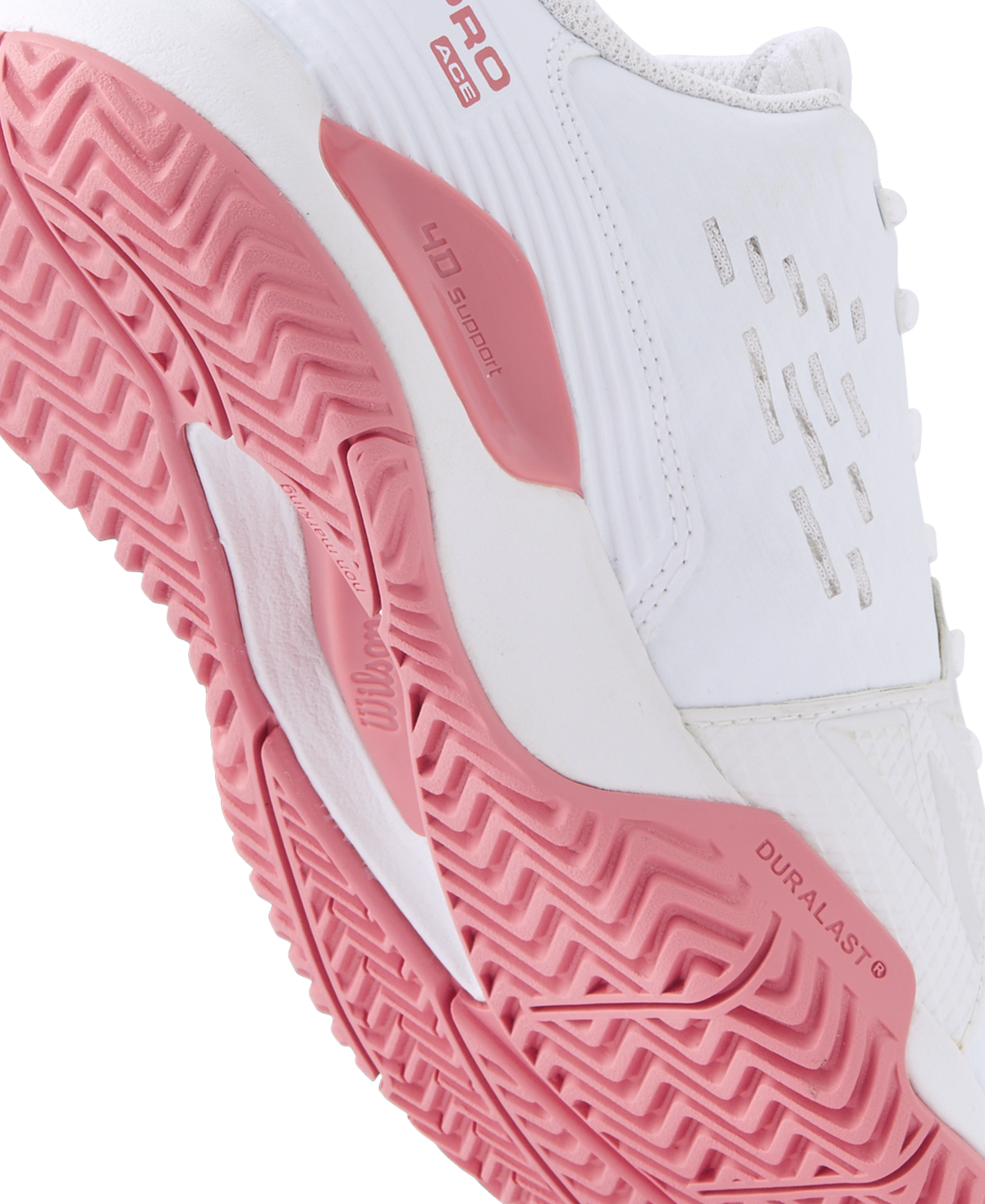 Wilson Rush Pro Ace Junior Tennis Shoes - White/Mauveglow (WRS335320) Tennis Shoes Wilson