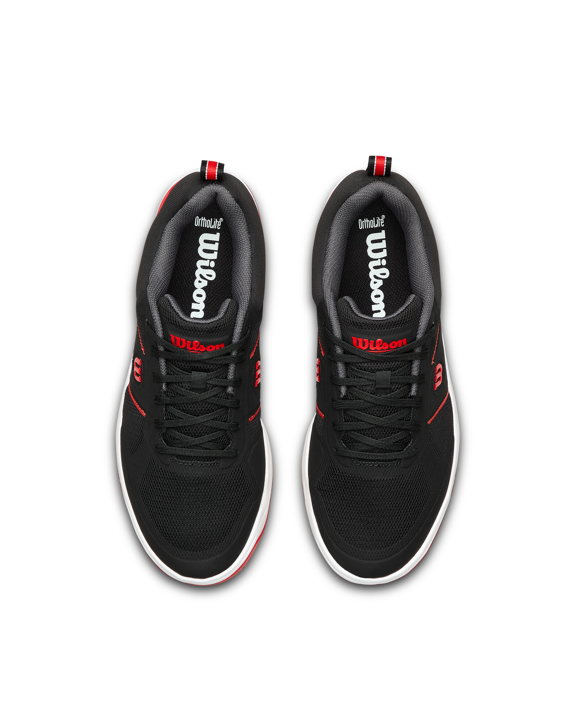 Wilson Pickle Pro Pickleball Shoe Men - Black/Red Pickleball Wilson