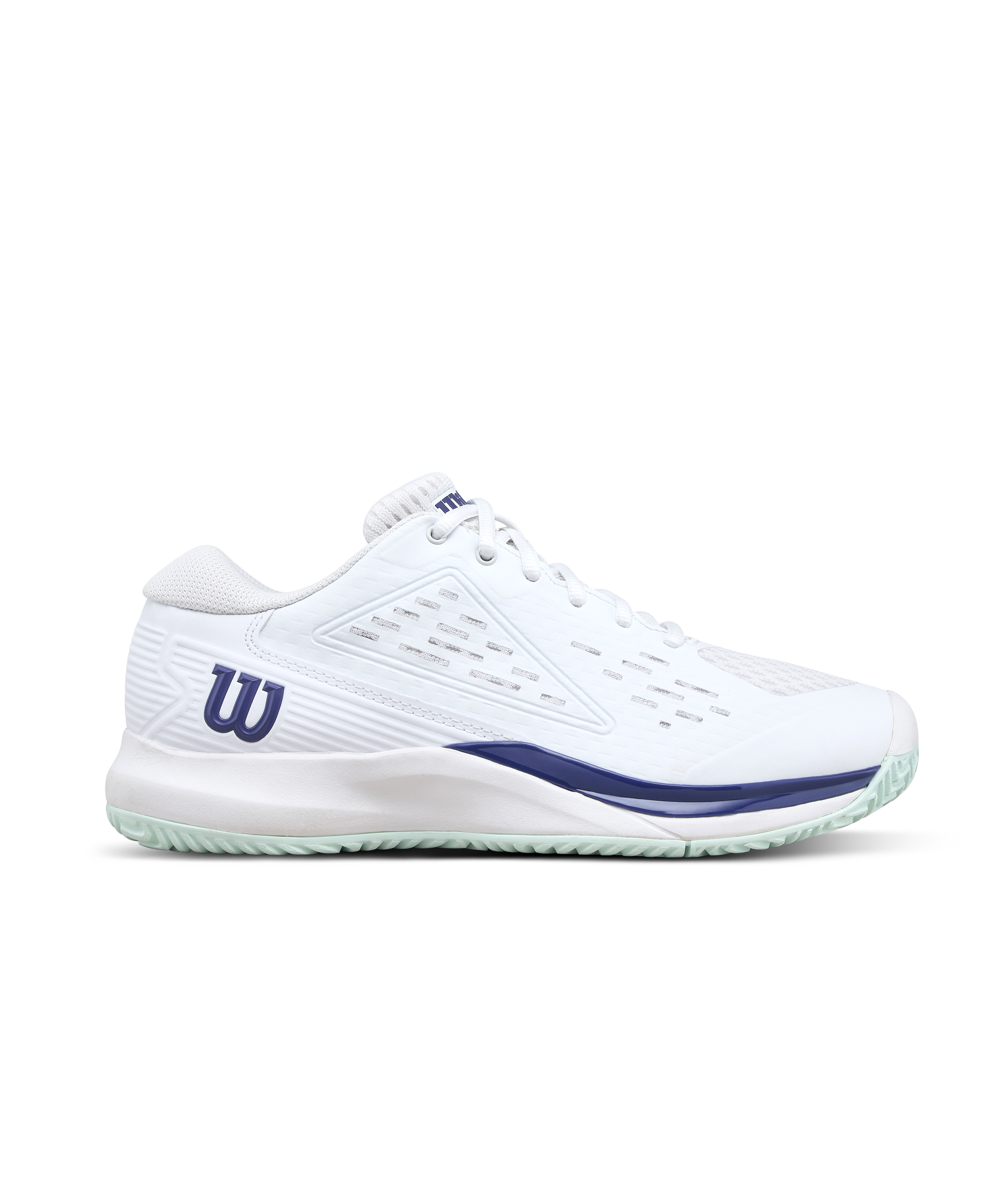 Wilson Rush Pro Ace Junior Tennis Shoe - White/Bay/Skipper Blue White Bay Skipper Blue Tennis Shoes Wilson
