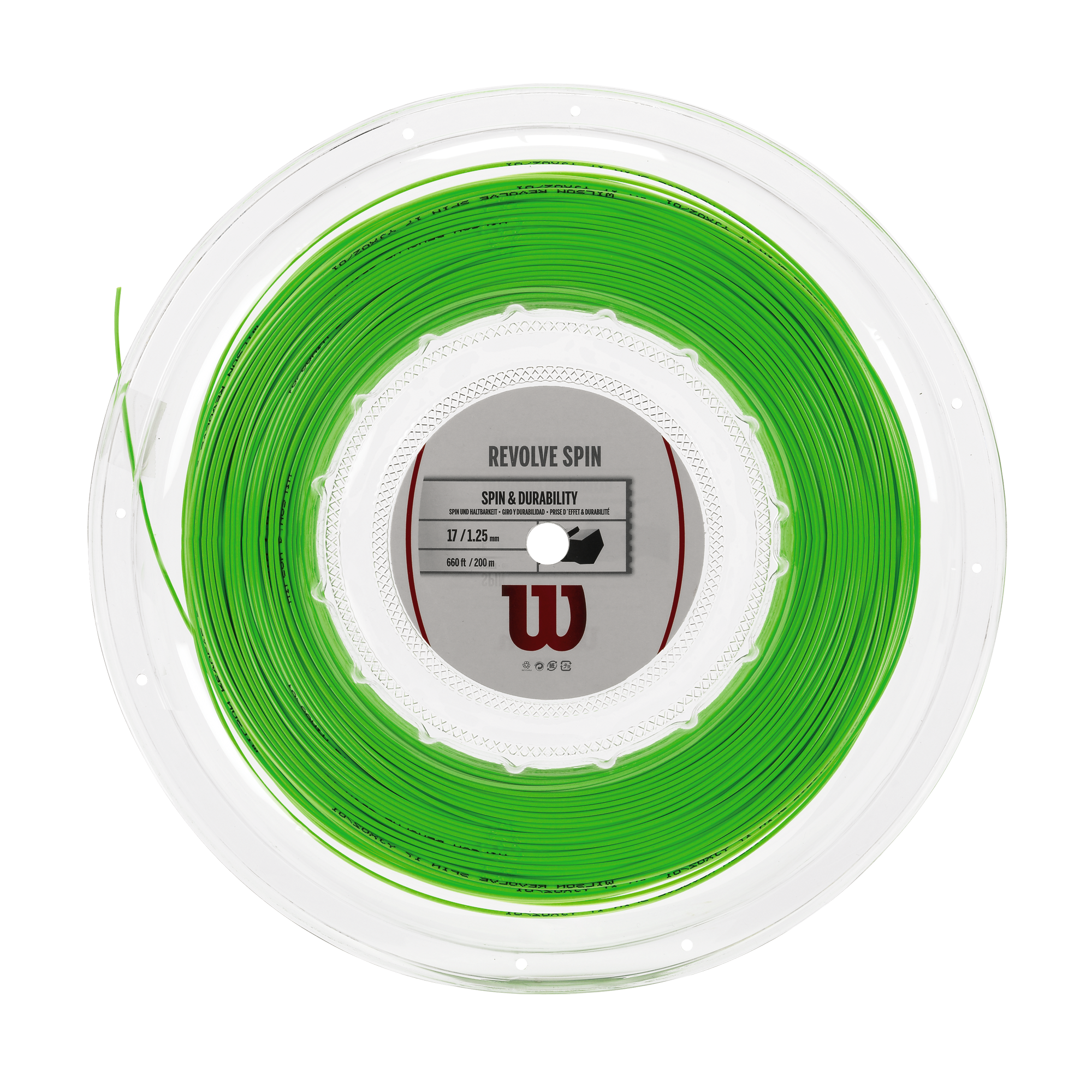 Wilson Revolve Spin 17 Tennis String Reel (WRZ907500) String (Reel) Wilson