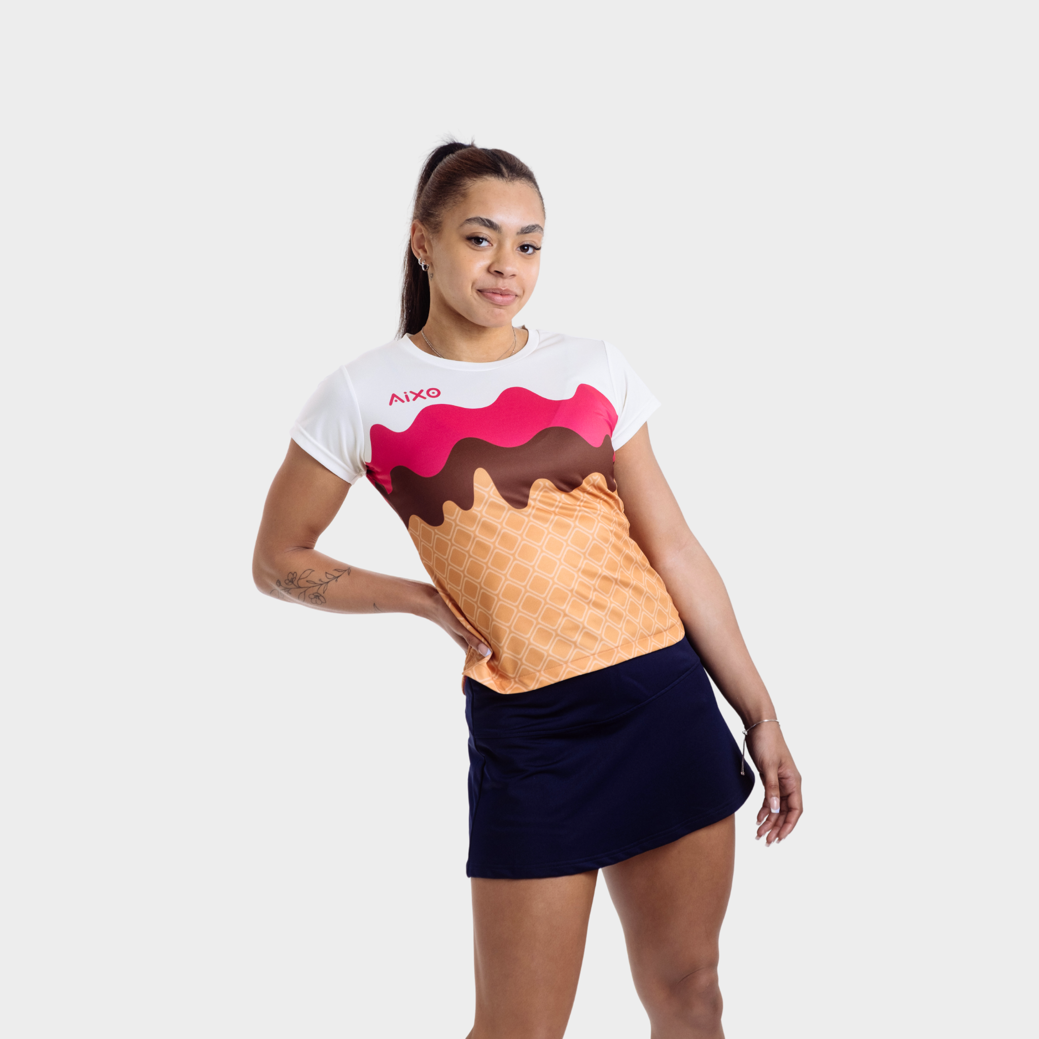 Aixo Sundae Womens T Shirt Mint Delight T Shirt Aixo