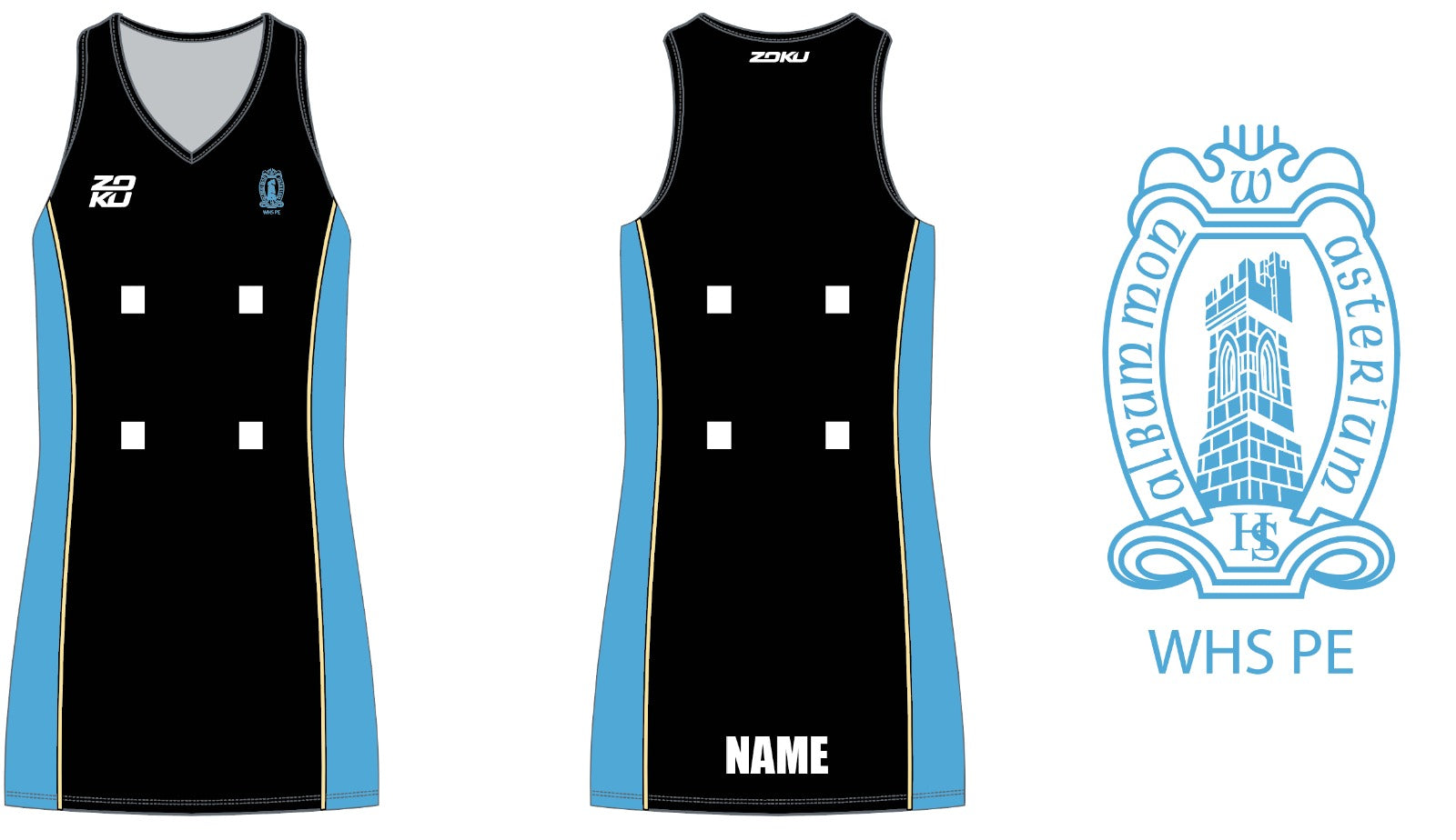 Whitchurch High School Team Netball Dress Long
