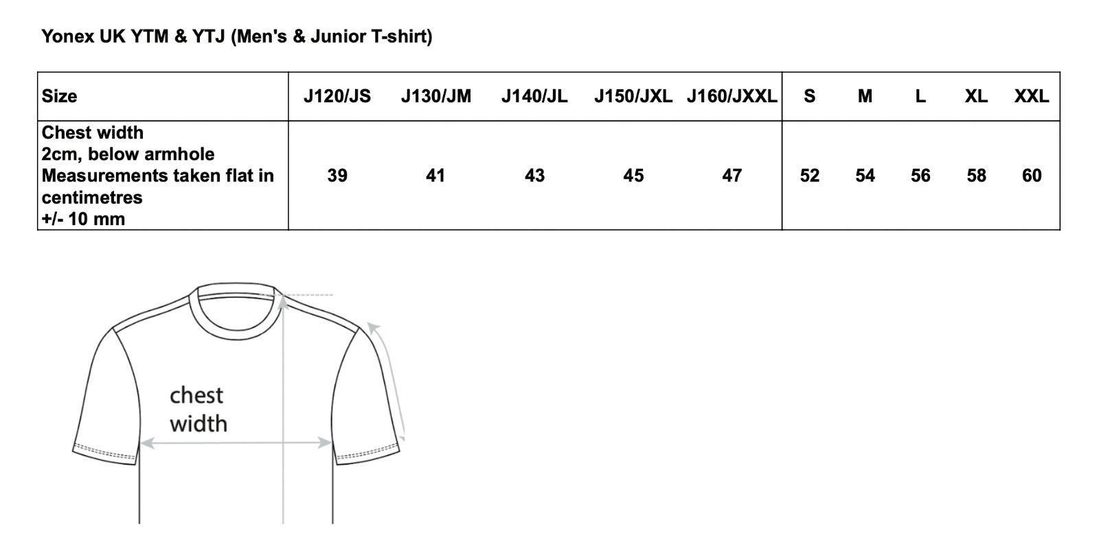 Yonex Blackout YTM9 Unisex T-Shirt Black Clothing Yonex