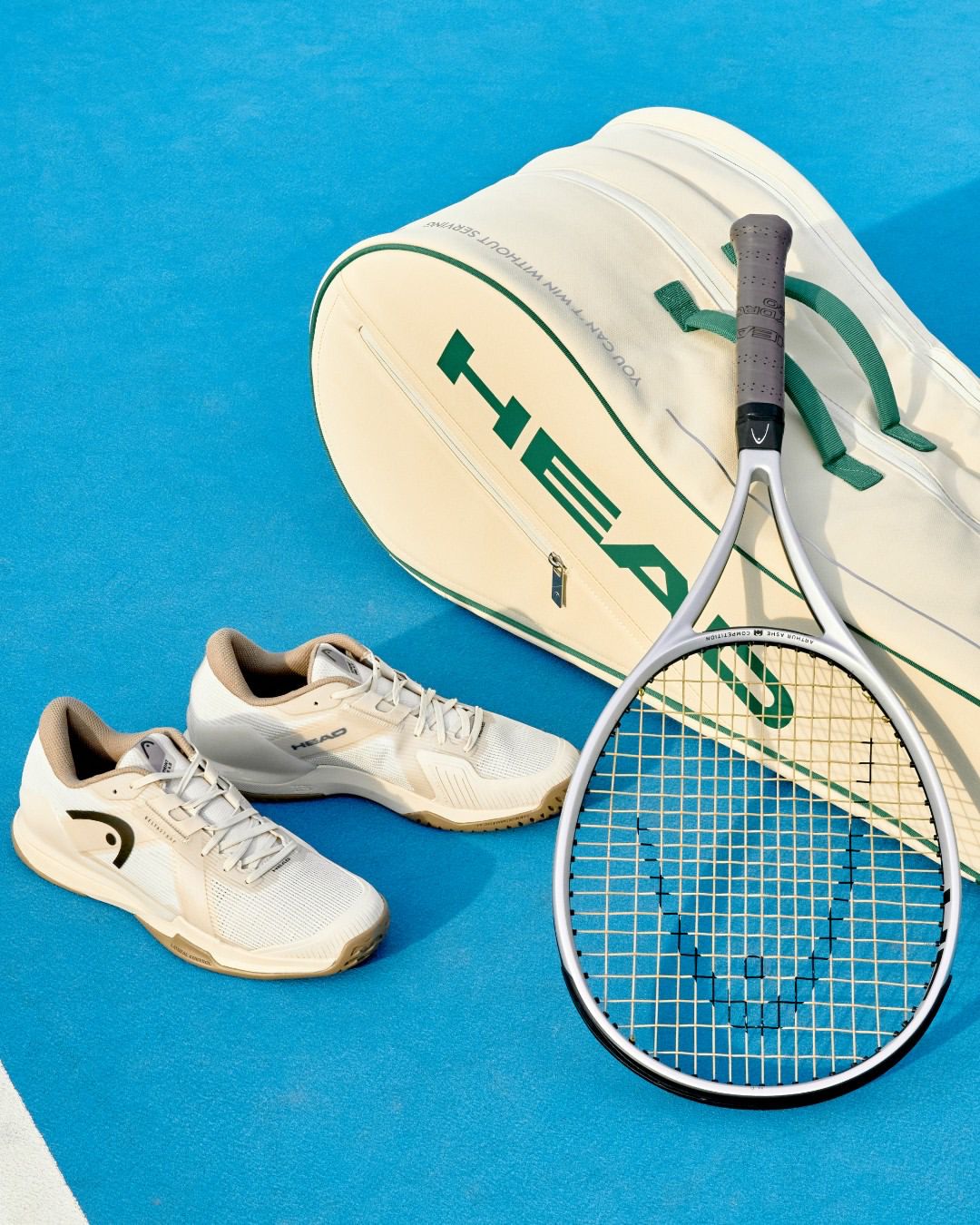 Head Arthur Ashe 2025 Limited Edition Tennis Racket Bag - White/Green