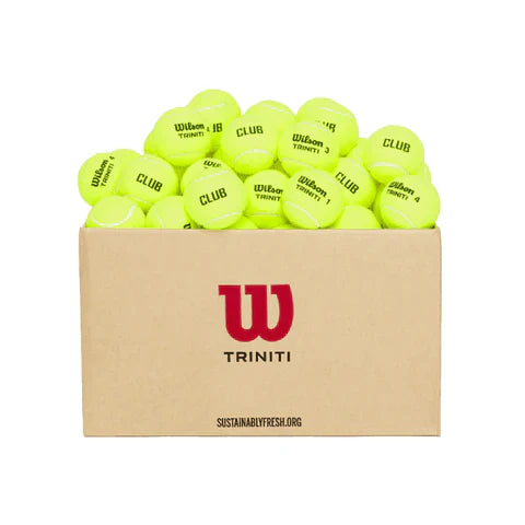 Wilson Triniti Club TBALL 72 Ball Box WR8201501 One Size YELLOW Tennis Balls Wilson
