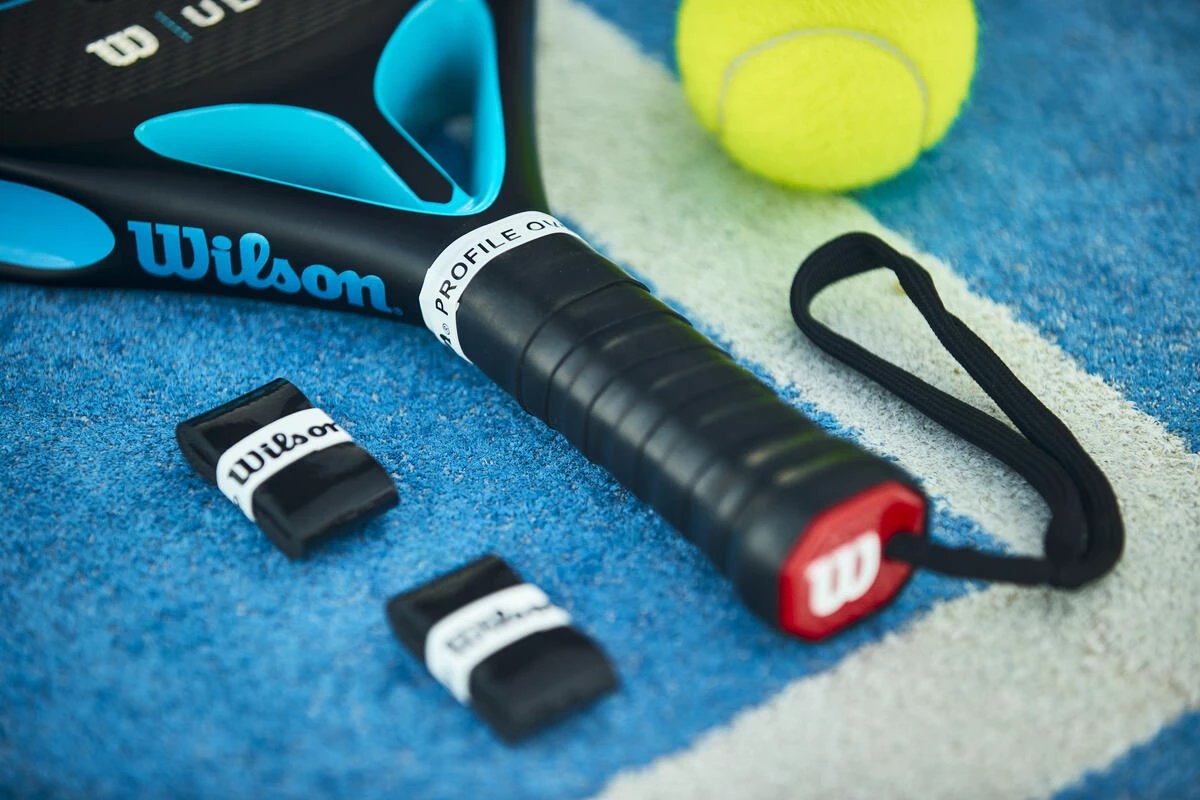 Wilson Profile Padel Overgrip Black, side view