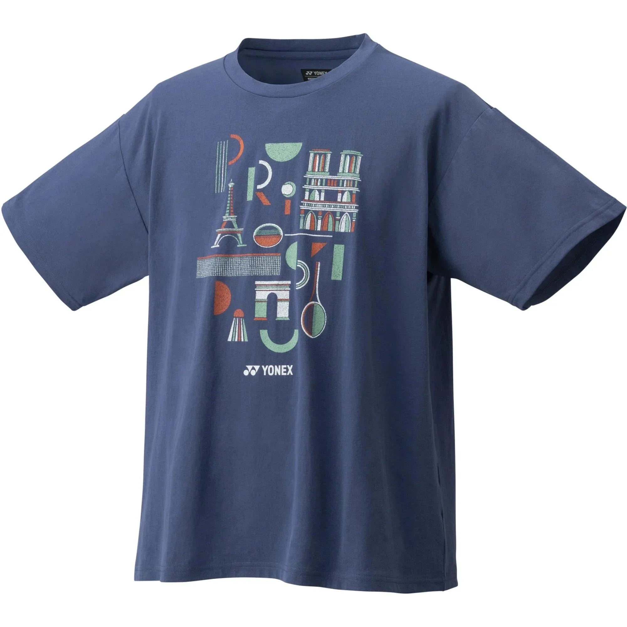 Yonex YOB23201J Paris Olympic T-Shirt Junior - Blu Blueberry JS (J120) Clothing Yonex