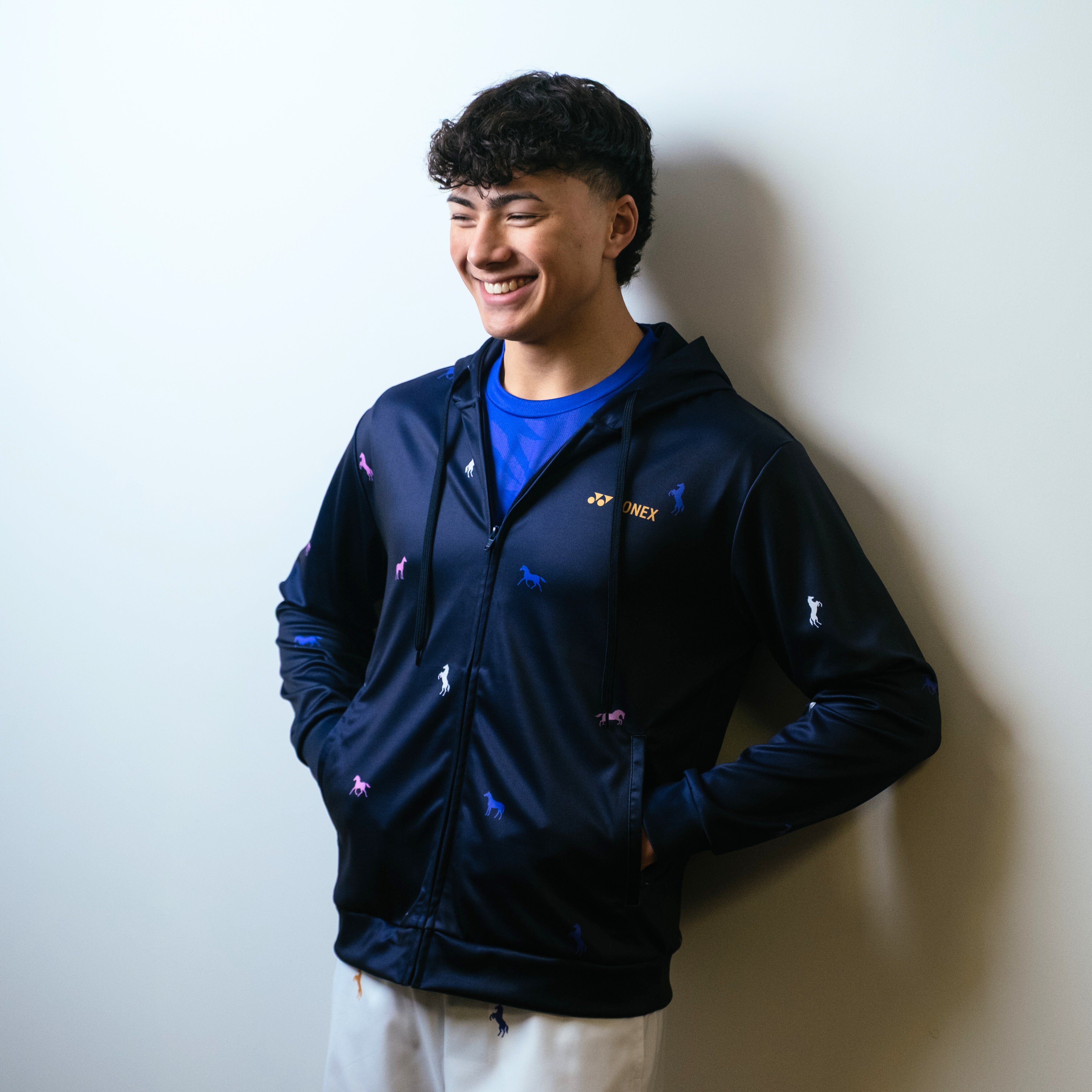 Yonex Heavenly Rider – Unisex Zip Hoodie (White) Yonex CNY2026 Zip Hood Sweat A Unisex Clothing Yonex