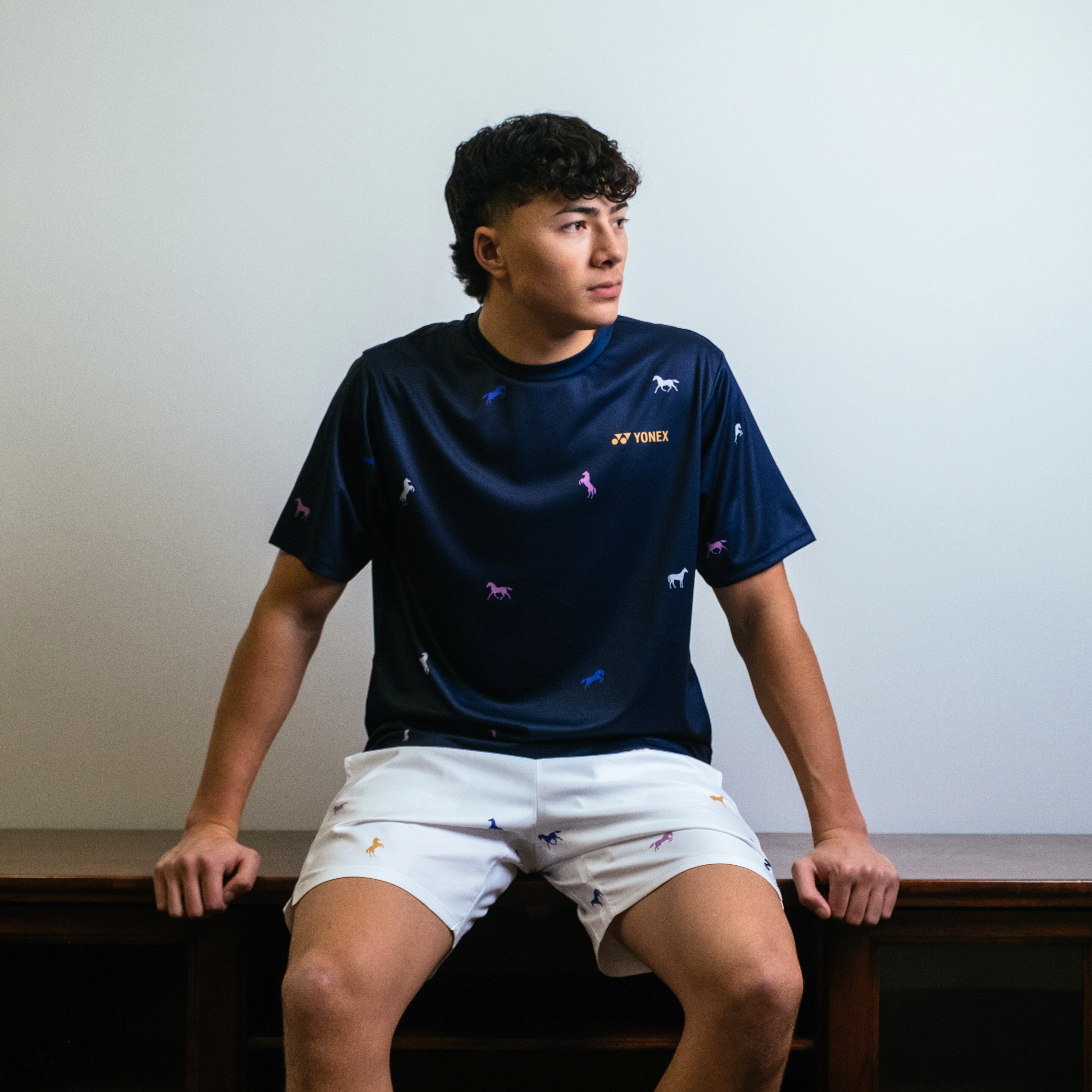 Pre-Order Yonex Midnight Parade – Men’s Performance Shirt (Ink Blue) Yonex CNY2026 TT C Men Clothing Yonex