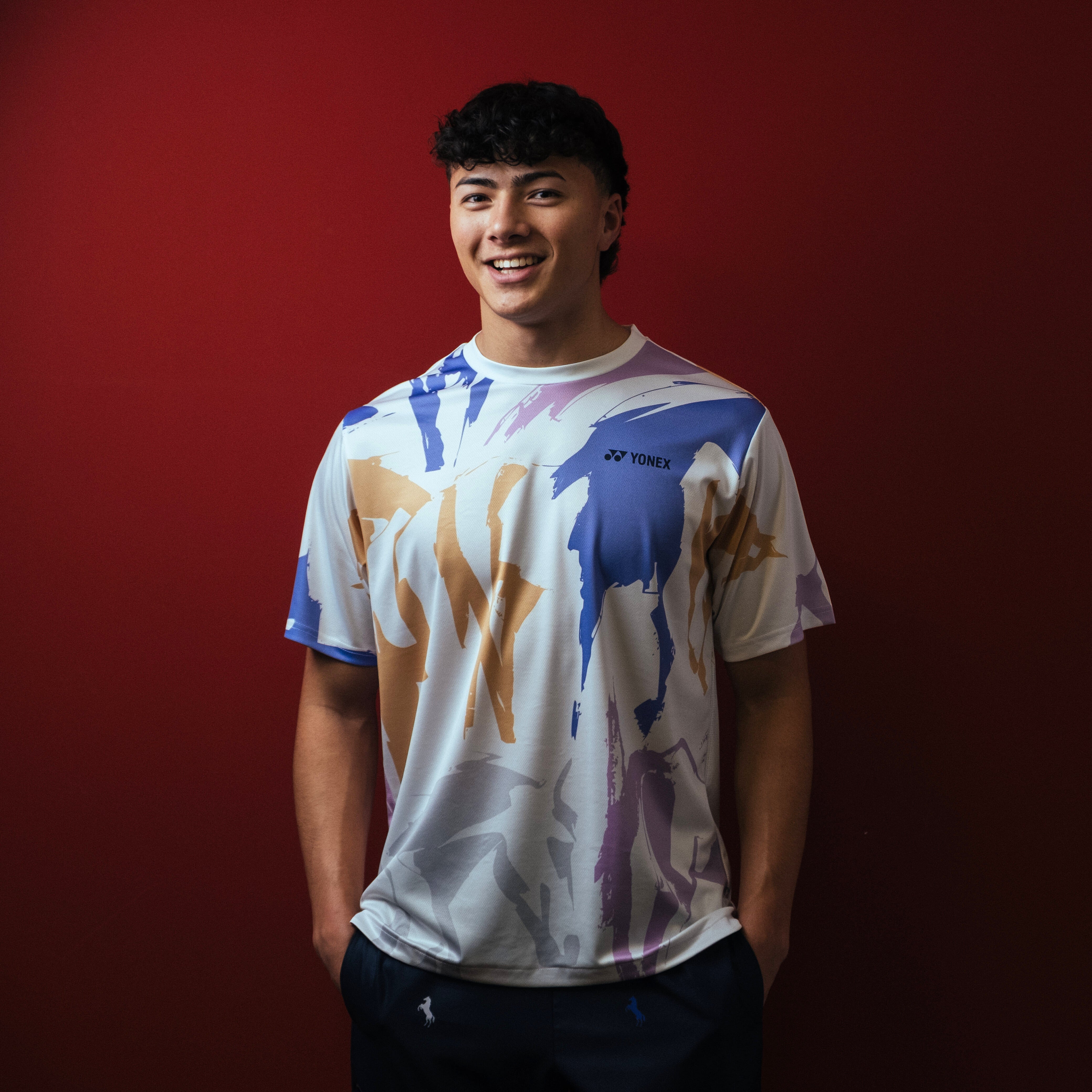 Yonex Storm Runner Celestial Momentum – Men’s Performance Shirt (Celestial Purple) Yonex CNY2026 TT D Men Clothing Yonex