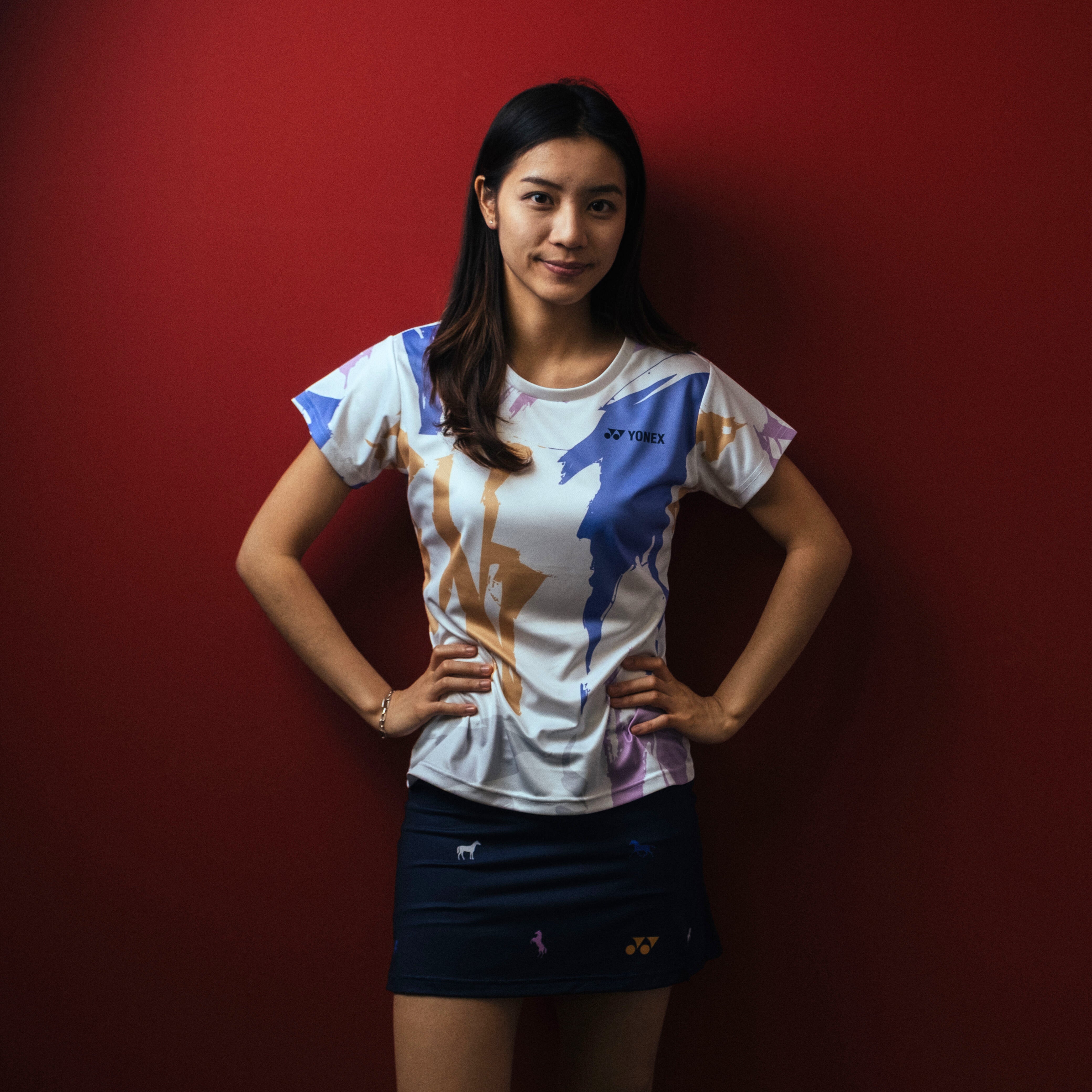 Yonex Galloping Elegance – Women’s Performance Skort (Ink Blue) Yonex CNY2026 Game Skort A Women Clothing Yonex