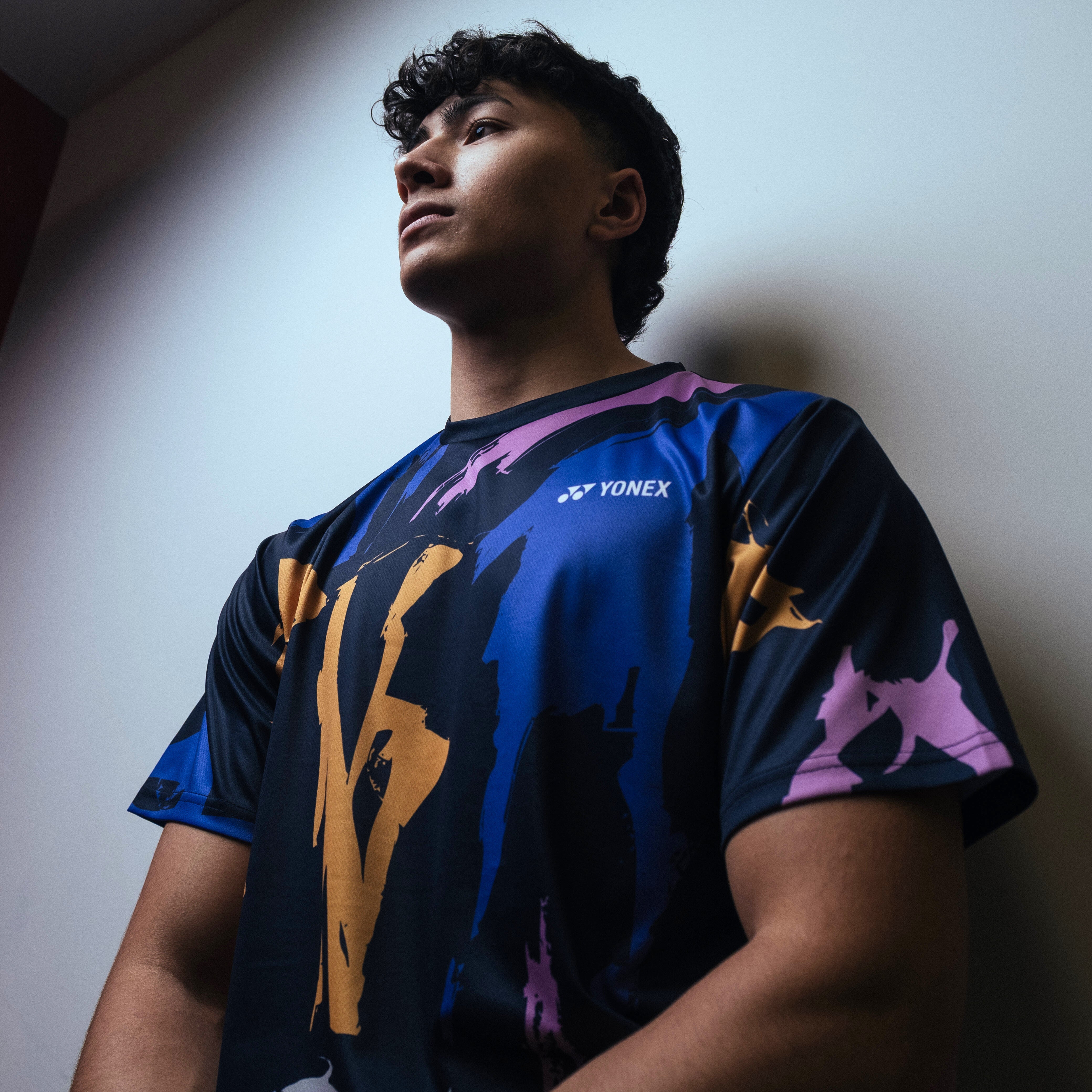 Yonex Storm Runner Celestial Momentum – Men’s Performance Shirt (Celestial Purple) Yonex CNY2026 TT D Men Clothing Yonex