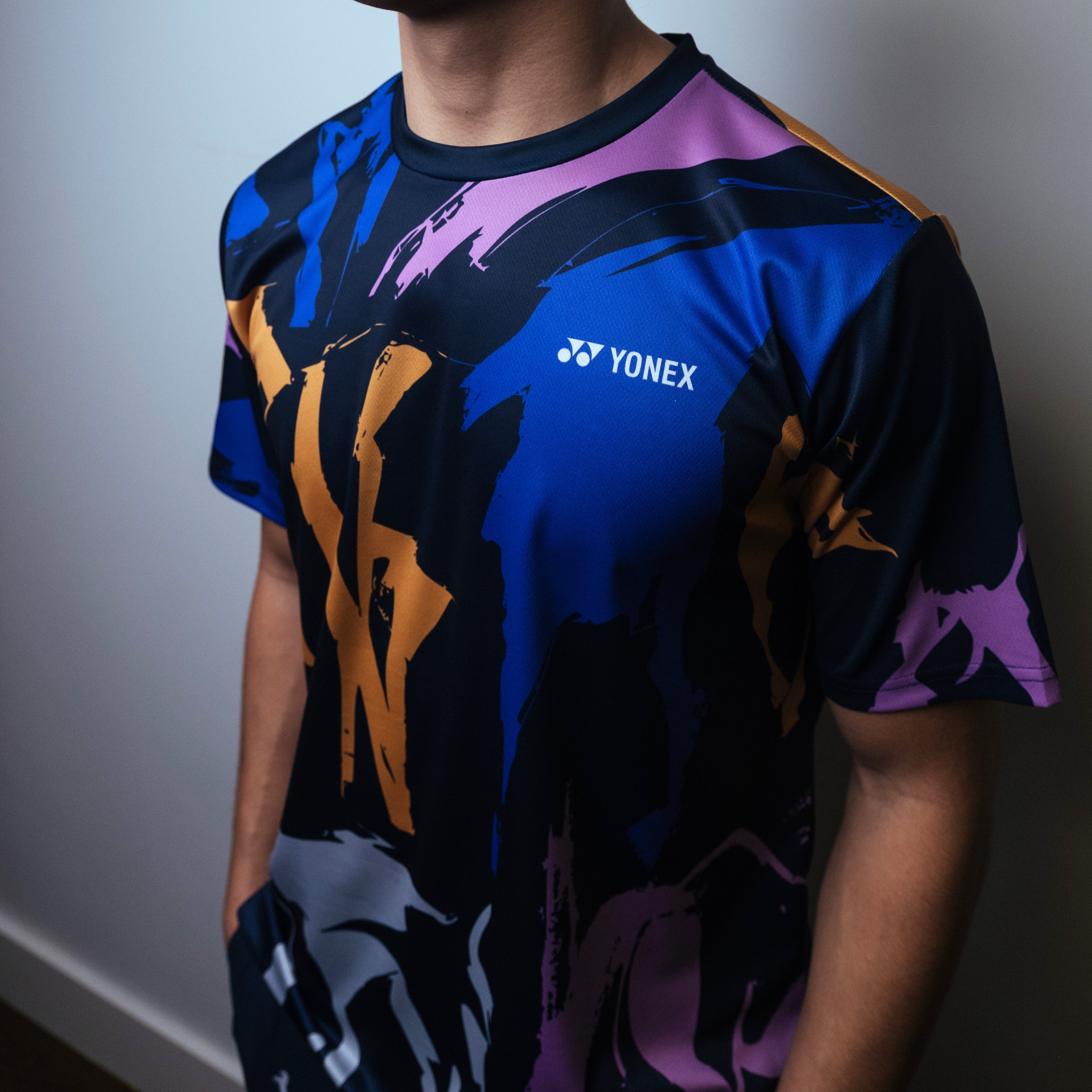 Yonex Storm Runner Celestial Momentum – Men’s Performance Shirt (Celestial Purple) Yonex CNY2026 TT D Men Clothing Yonex